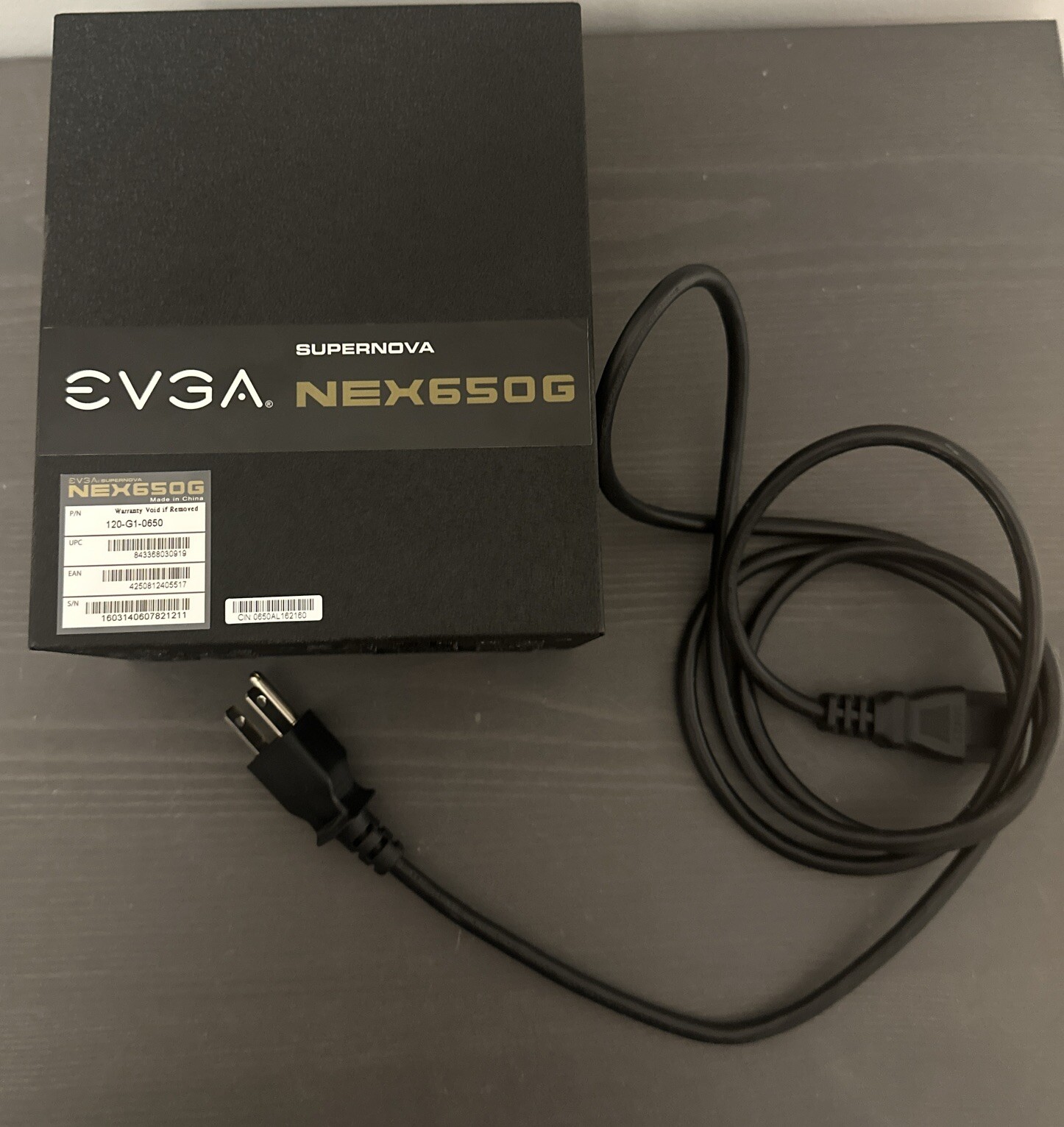 EVGA NEX650G ATX Desktop Power Supply Includes Cable Mod Cables (red & Black)
