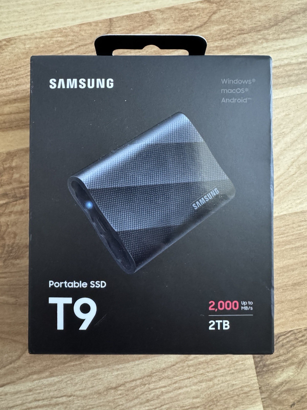 Samsung T9 Portable SSD 2TB Up To 2000 MB/s (MU-PG2T0B) - New Sealed