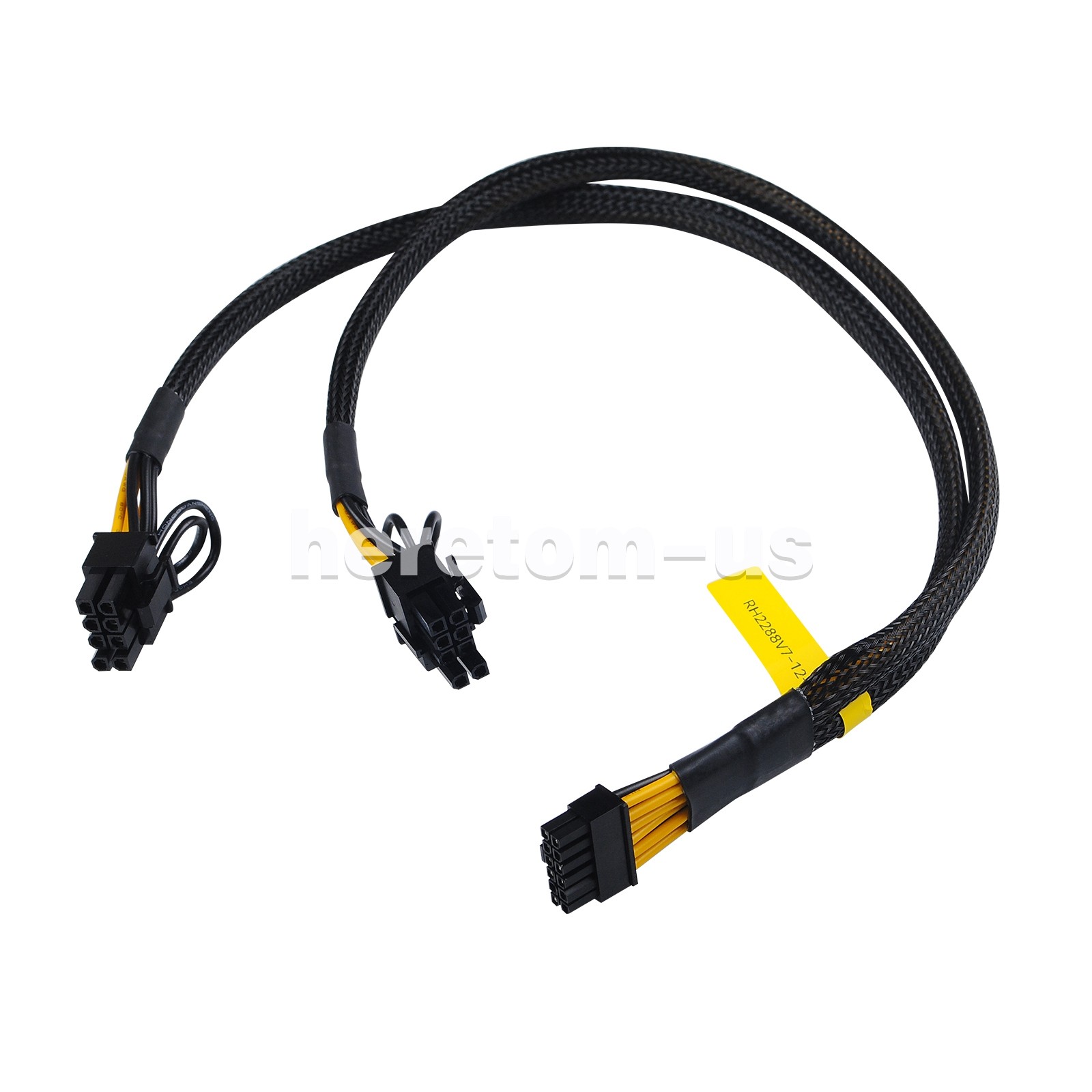 Huawe R2288HV7 12Pin To 8Pin+8Pin GPU Power Supply Cable 18AWG 40CM
