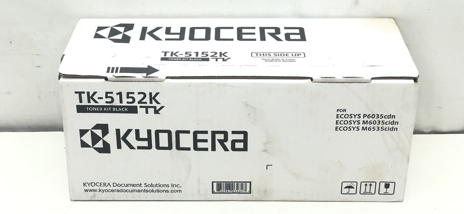 GENUINE KYOCERA ECOSYS TK-5152K BLACK M6035CIDN P3035CDN M6535CIDN IT-11