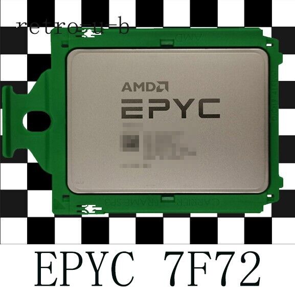 AMD EPYC 7F72 24Core 48threads 3.20GHz 192MB 240W SP3 CPU Processor