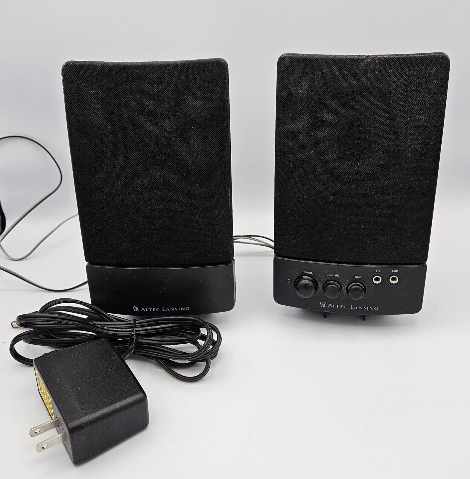 Altec Lansing Model BXR1120 Computer Speakers Black - Tested & Works