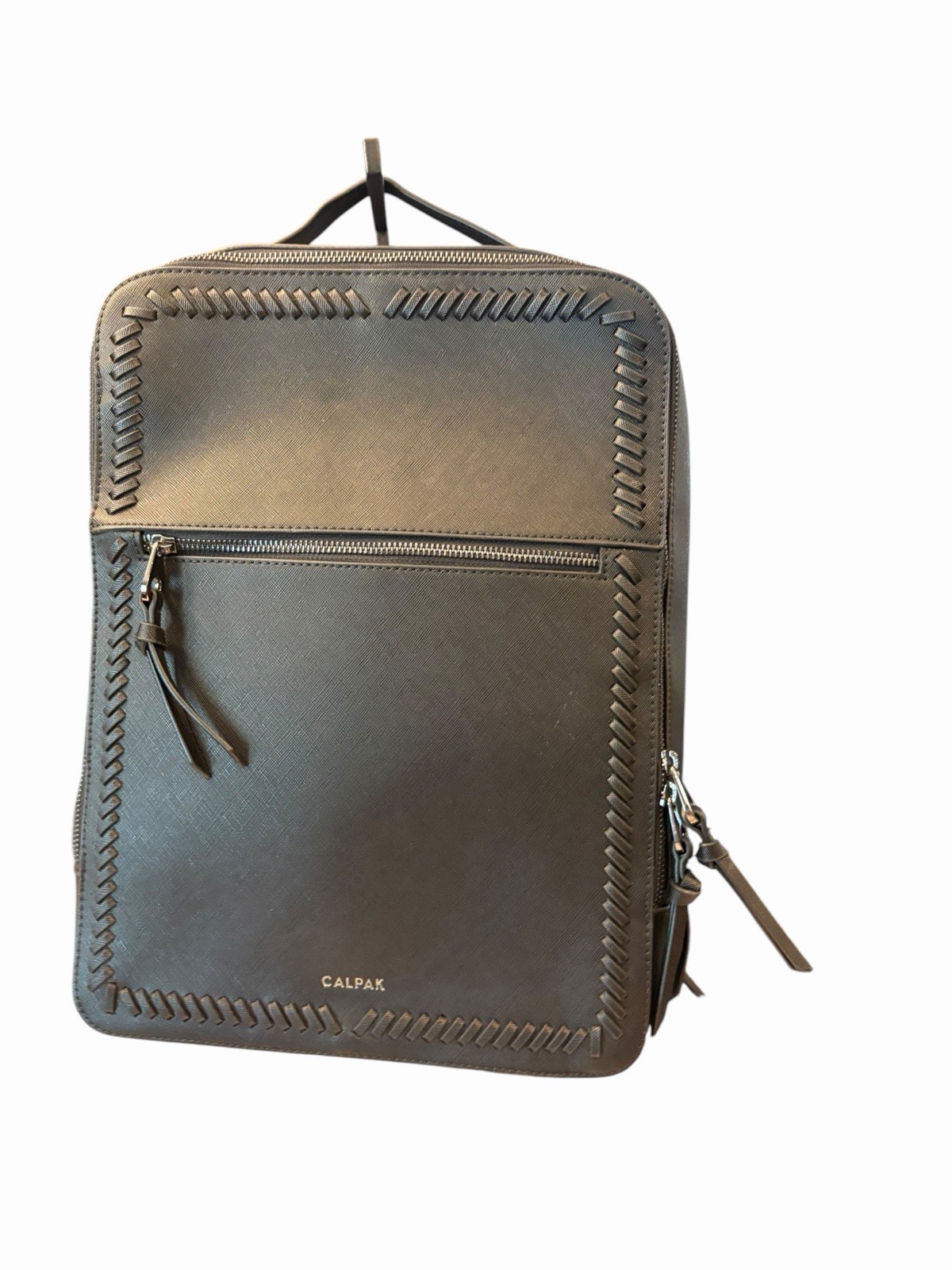 CALPAK Kaya 15 inch Laptop Backpack in Black Faux Leather NWOT Travel Chic