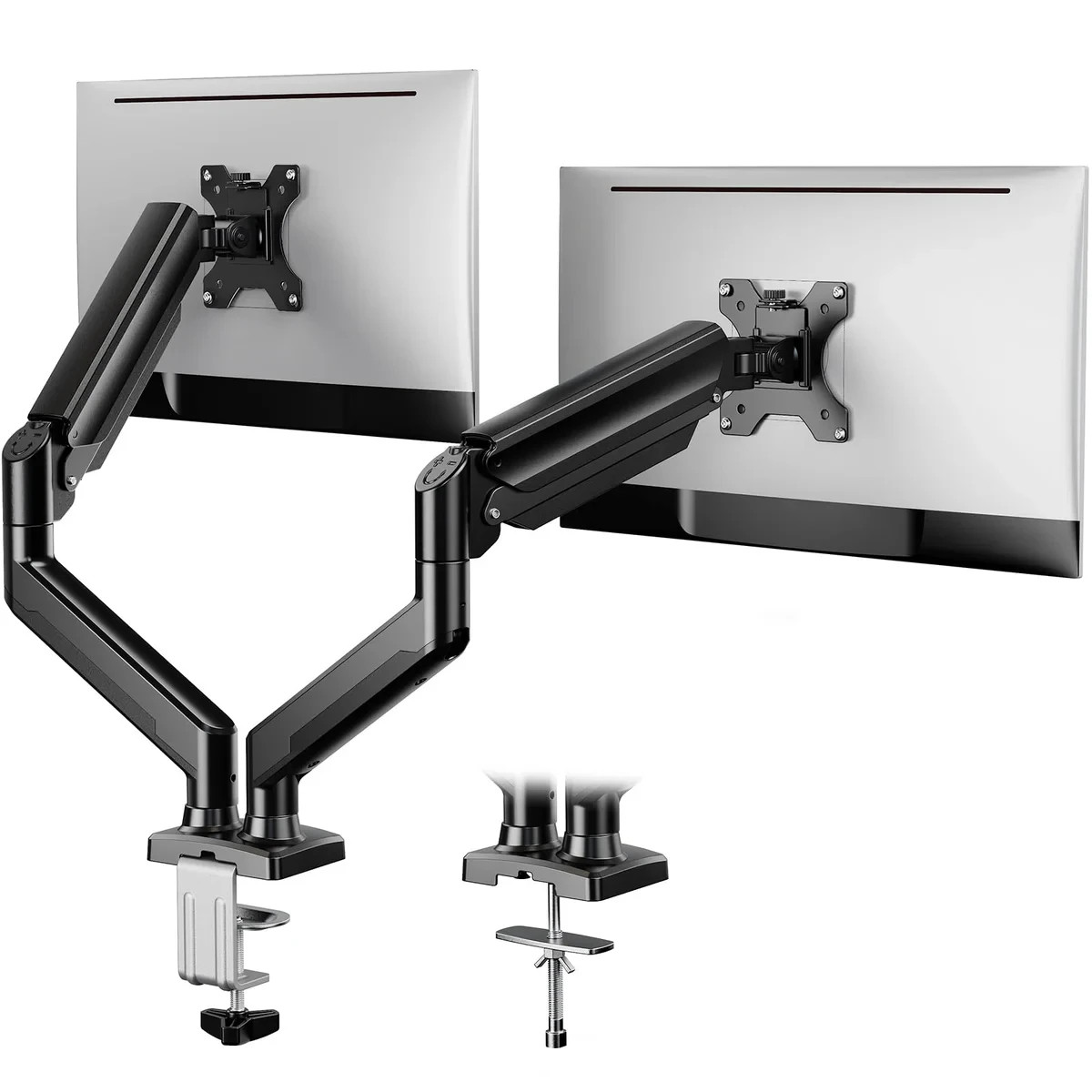 ErGear Dual Monitor Stand up to 33 inches Screen, Load-Bearing Max 22 lbs Each