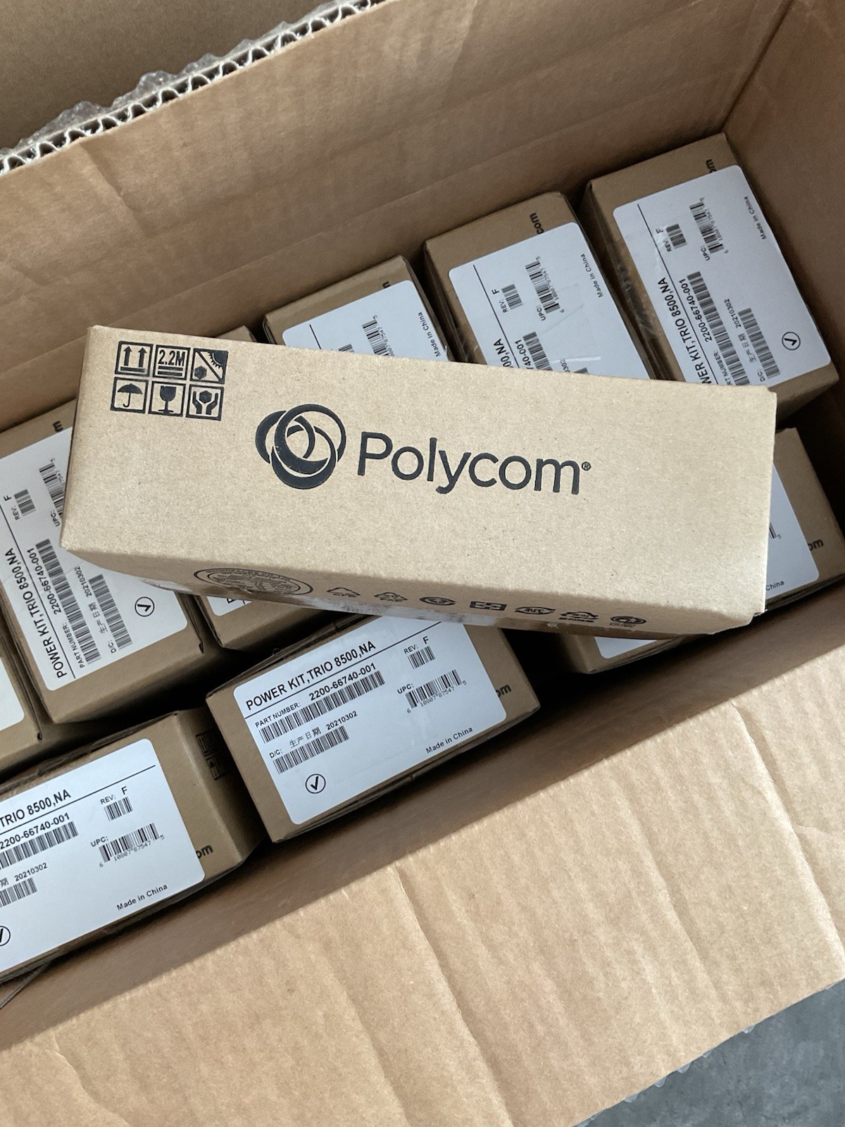 NEW Polycom PoE Injector Kit For RealPresence Trio 8500 (2200-66740-001)