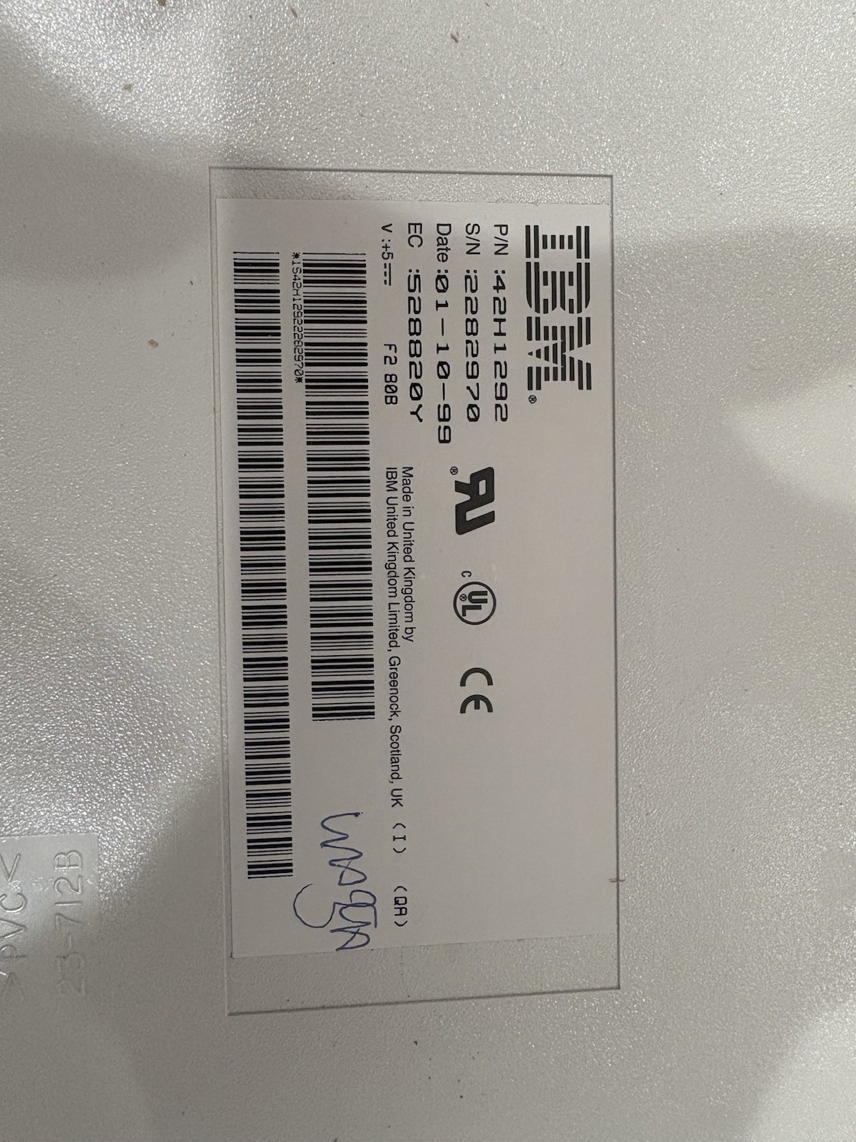 14h1292 IBM Keyboard