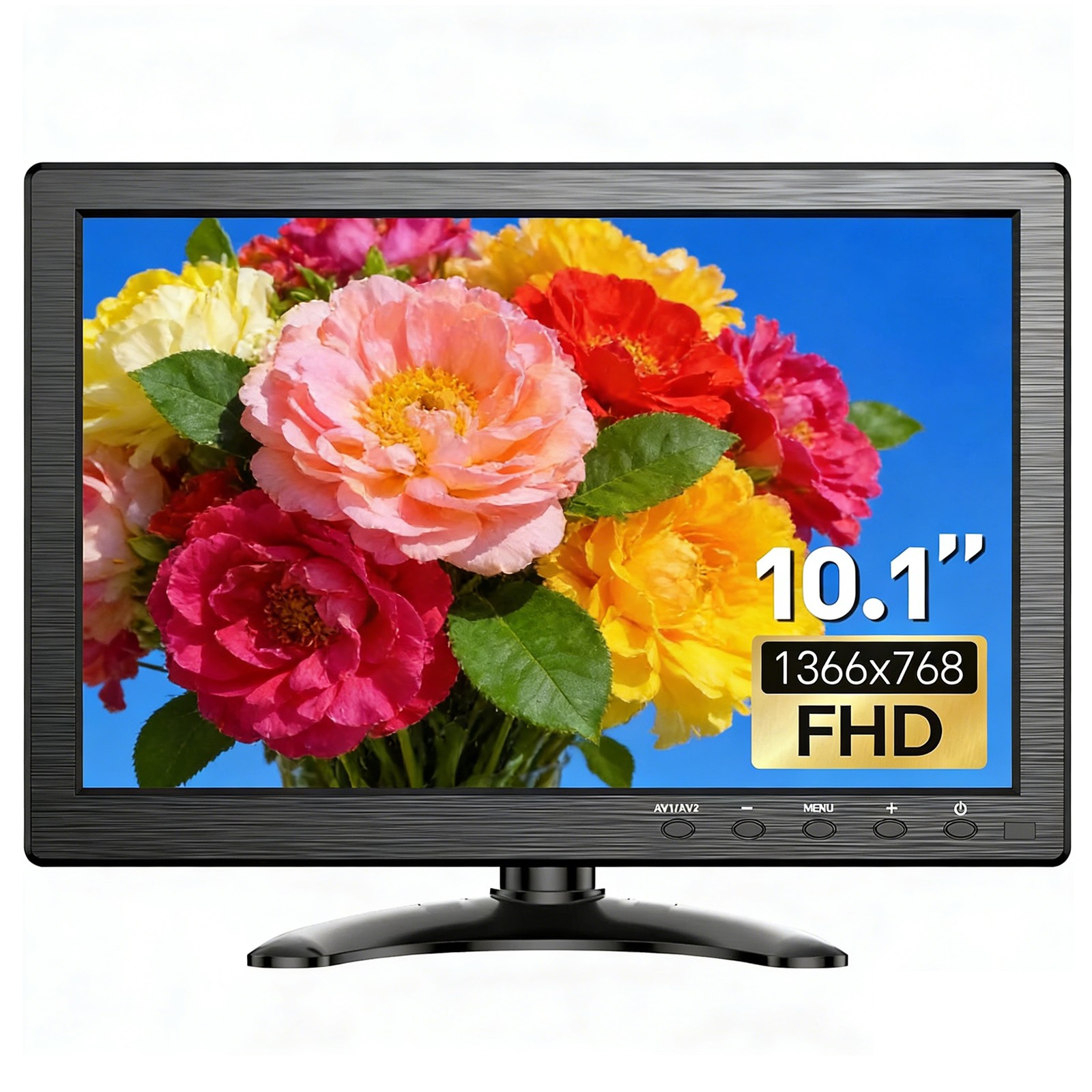 Eyoyo 10 Inch 1366x768 Security Monitor Built-in Speakers HDMI VGA AV BNC USB