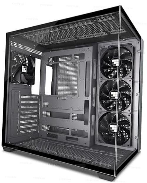 F300 (2025) PC Case - Pre-Installed 4 No RGB Fan, ATX Mid-Tower Computer