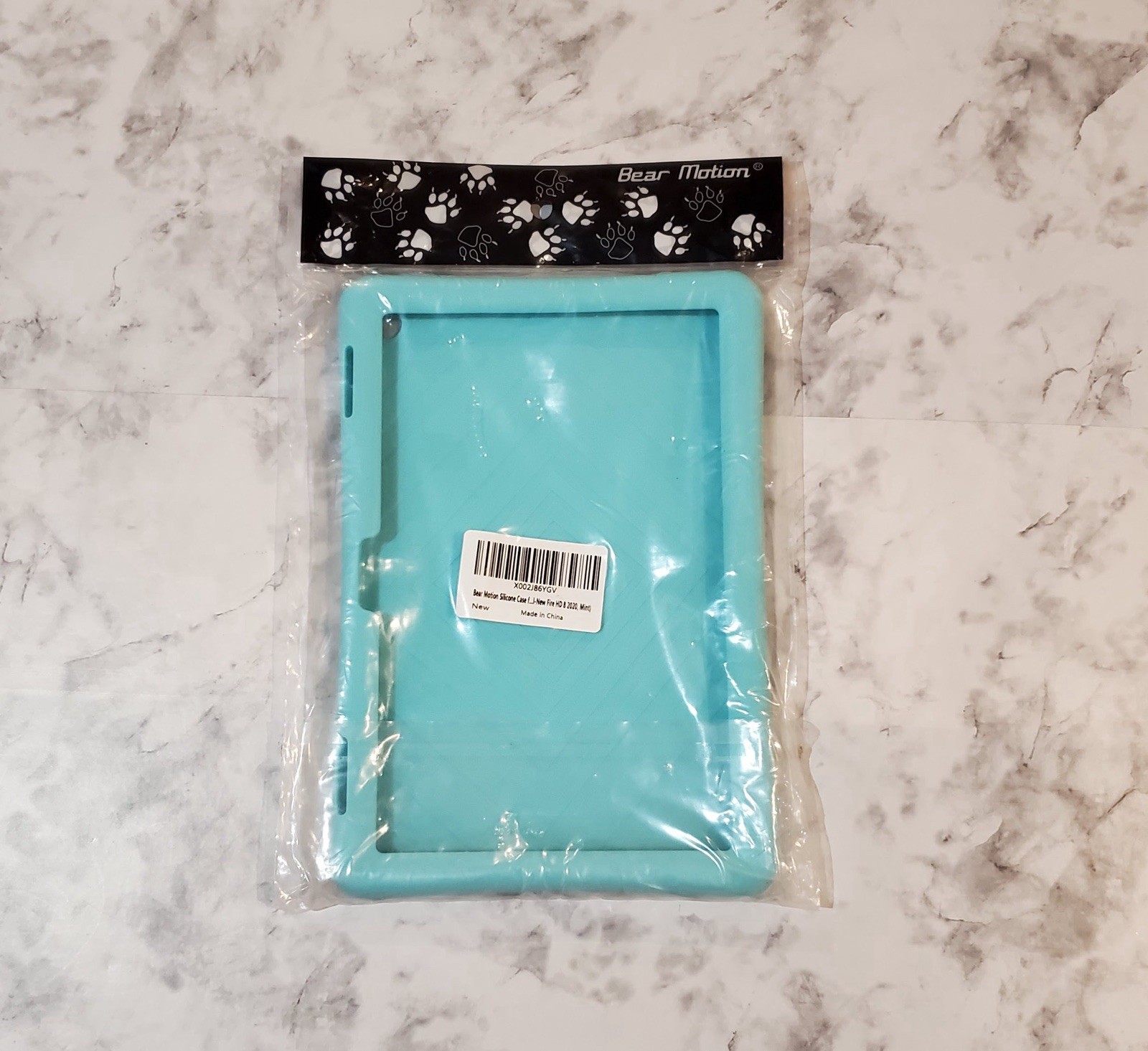 Bear Motion Silicone Case for New Fire HD 8 2020