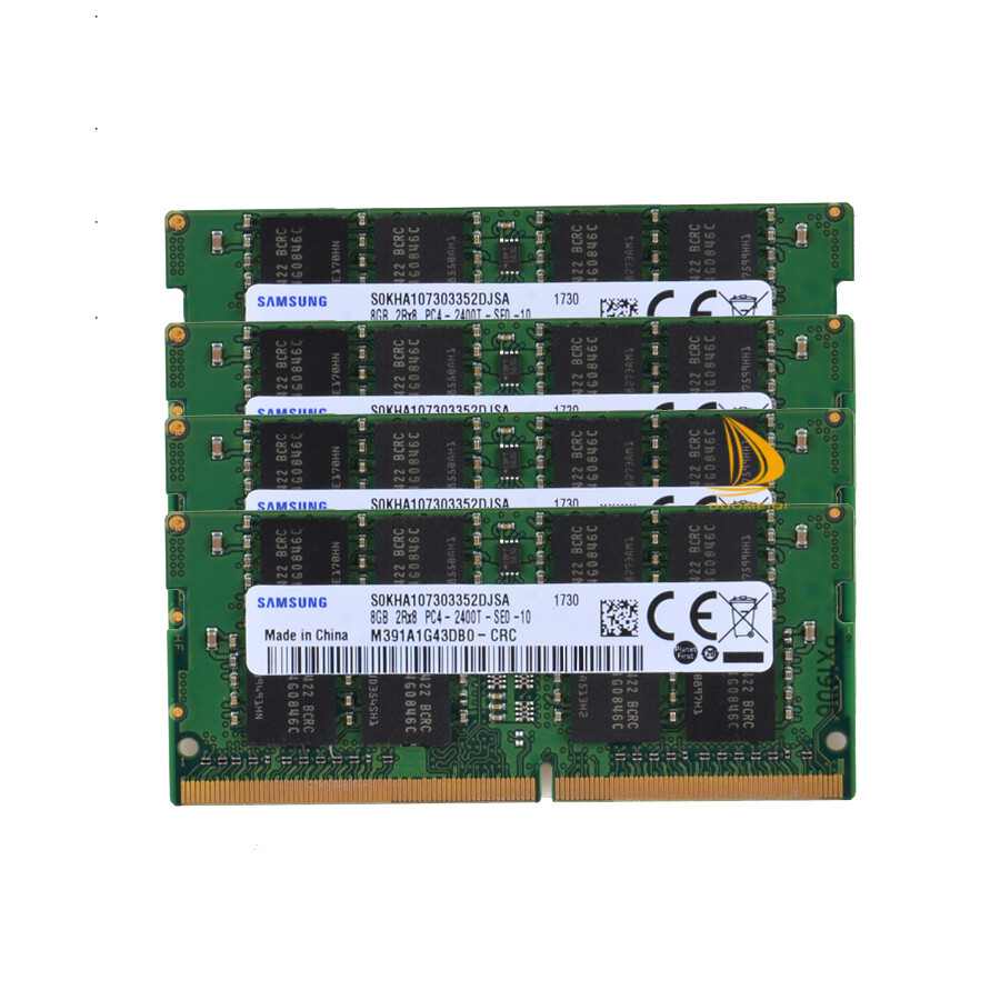 Samsung 4x 8GB 2Rx8 PC4-2400T DDR4 19200Mhz 260Pin SODIMM Laptop Memory RAM 8gb，