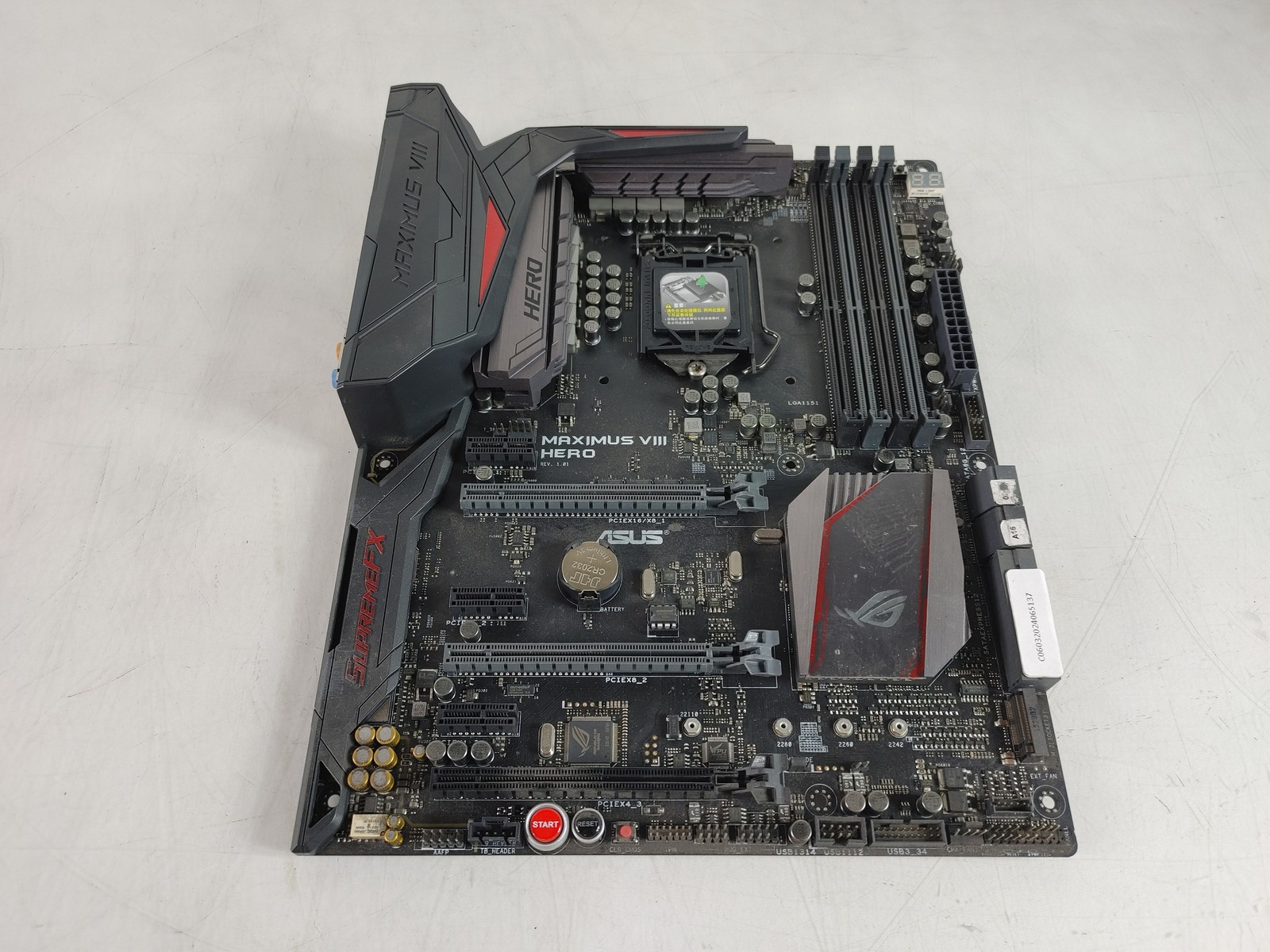Asus ROG MAXIMUS VIII HERO Intel LGA 1151 DDR4 Desktop Motherboard