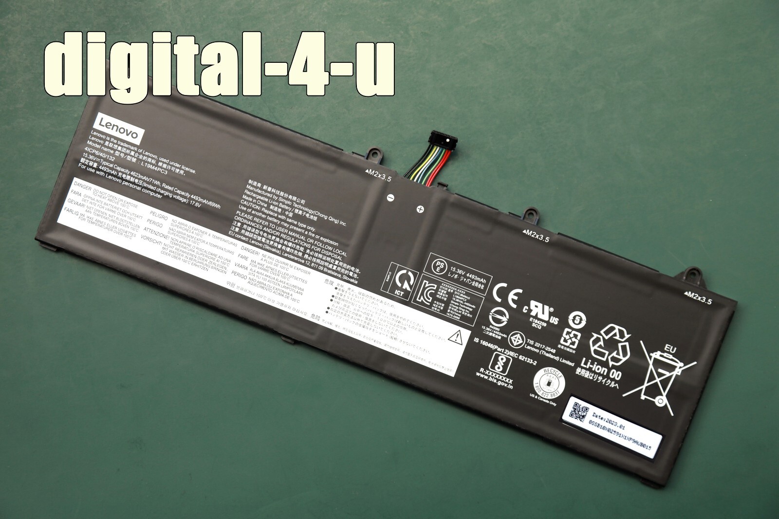 Genuine L19C4PC3 L19M4PC3 Battery for Lenovo Legion 7-15ARH5 7-15IMH5 S7-15IMH5