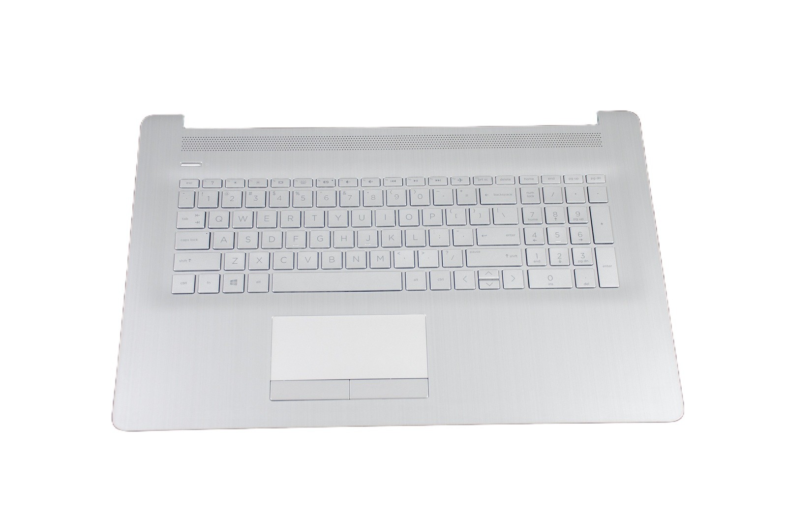 Silver Palmrest with Backlit Keyboard for HP 17-BY 17-CA ODD 73H1 PTP L92783-001