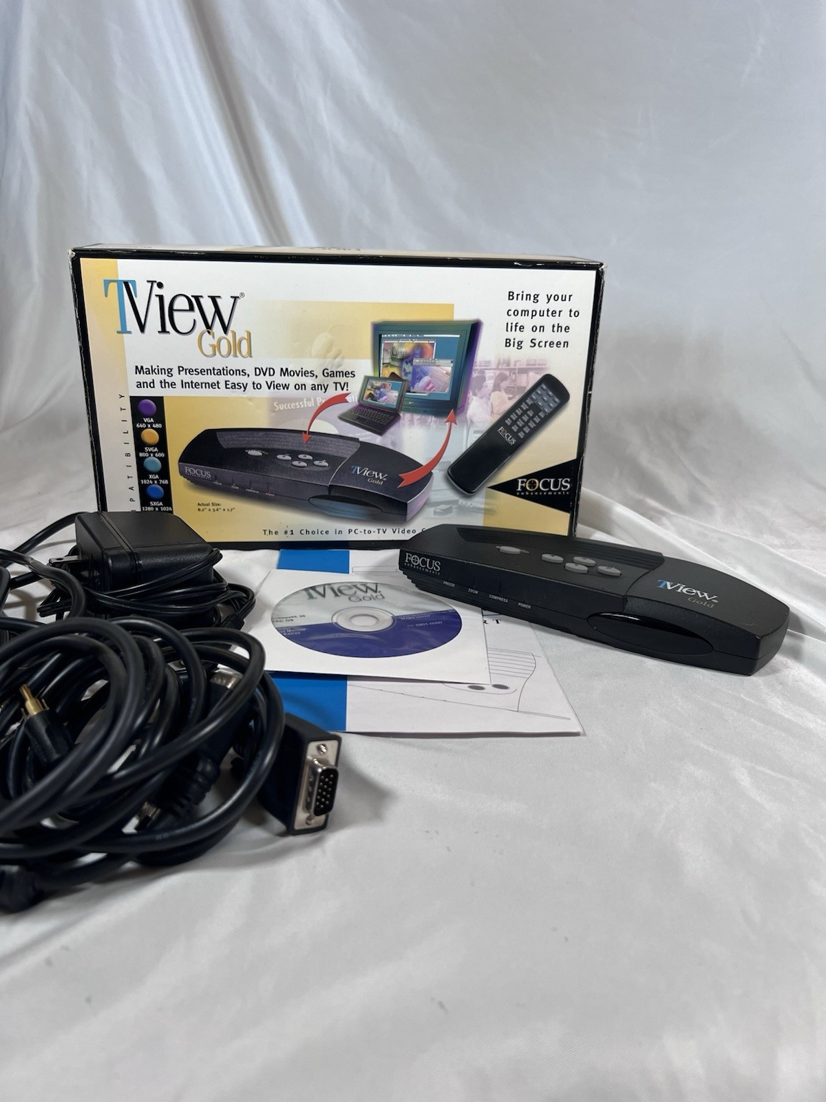 Focus Enhancements TView Gold II PC to TV Video converter 444-3700 