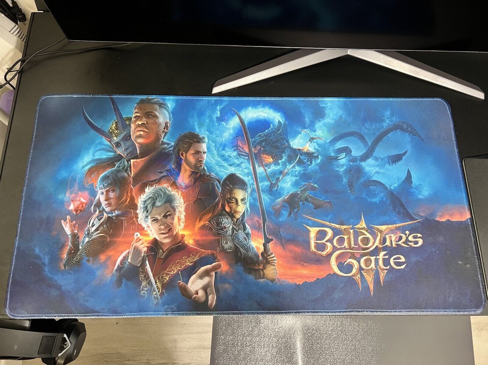 Baldur's Gate 3 Large Video Game Desk Mat Mousepad