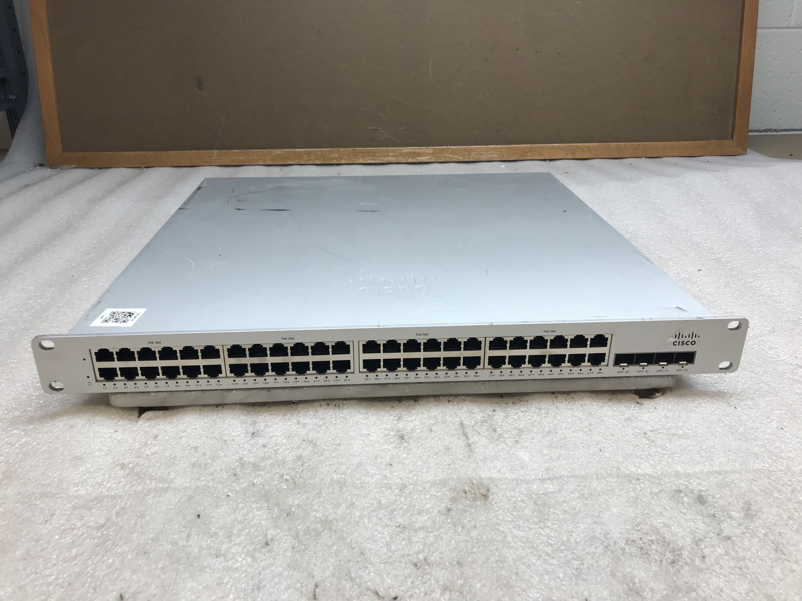 Cisco Meraki MS250-24P 24-Port Gigabit PoE+ 1X100-240VAC Unclaimed