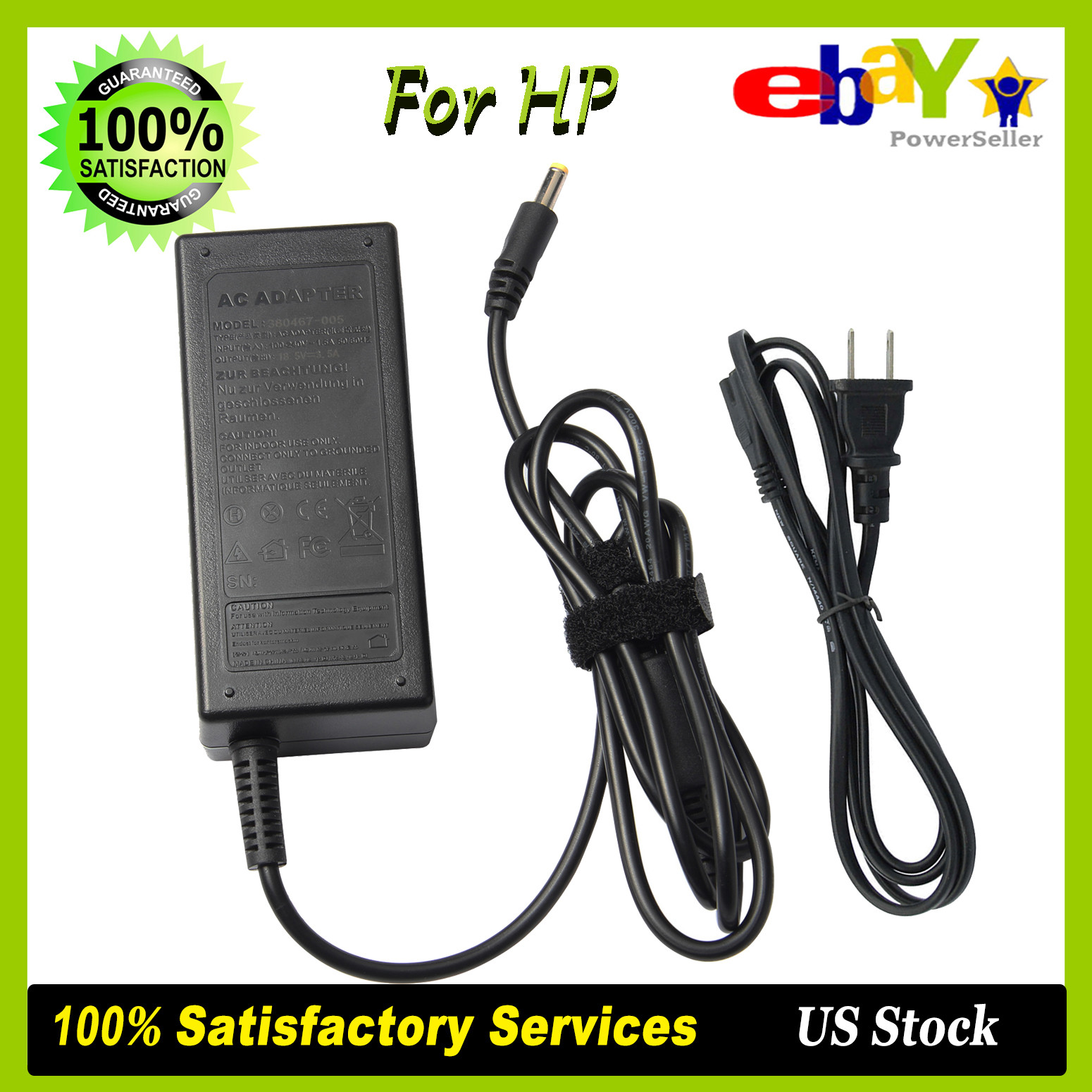AC Adapter for HP Pavilion DV2000 DV6000 DV8000 DV9000 Power Supply Charger