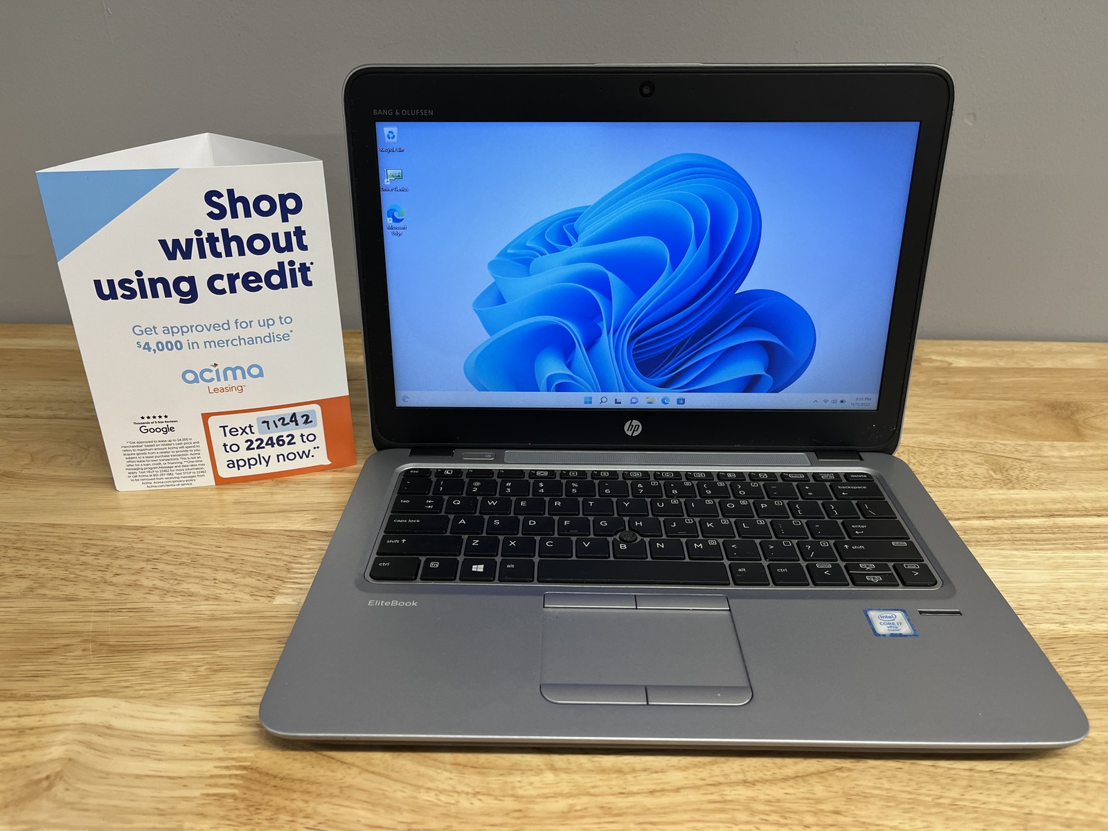 HP EliteBook 820 G3 12.5" Laptop i7, 256GB SSD, 16GB RAM, W11