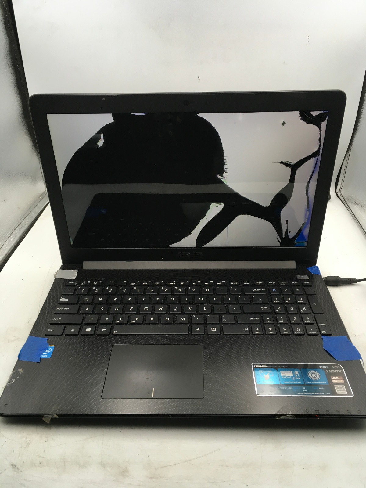 ASUS X502C - FOR PARTS/REPAIR - INTEL DUAL CORE 1.5GHZ - 4GB RAM - READ DESC -BB