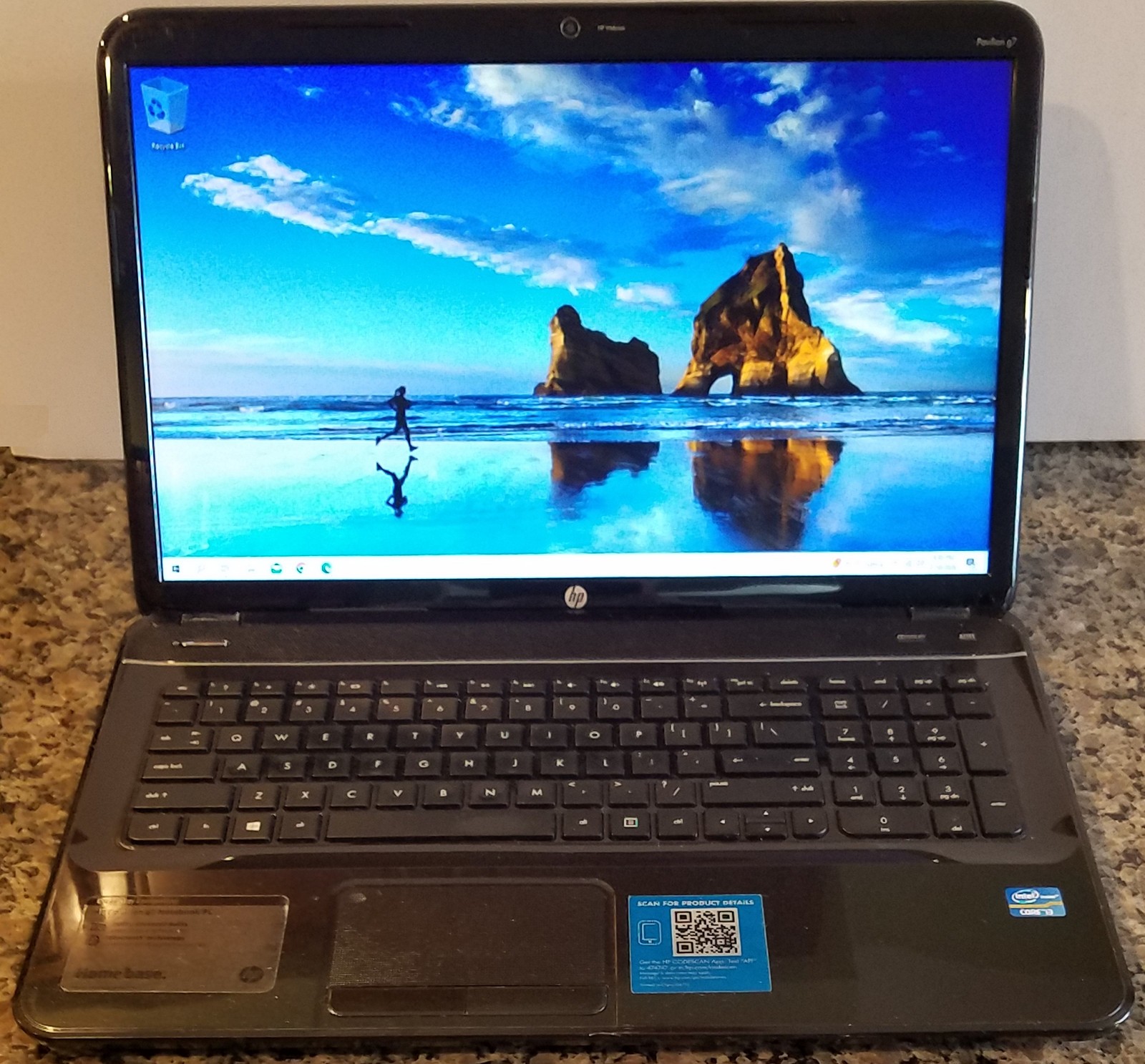 HP PAVILION G7-2240US 17.3" BRIGHTVIEW LED INTEL CORE i3 @ 2.40 GHz DVD-RW SUPER