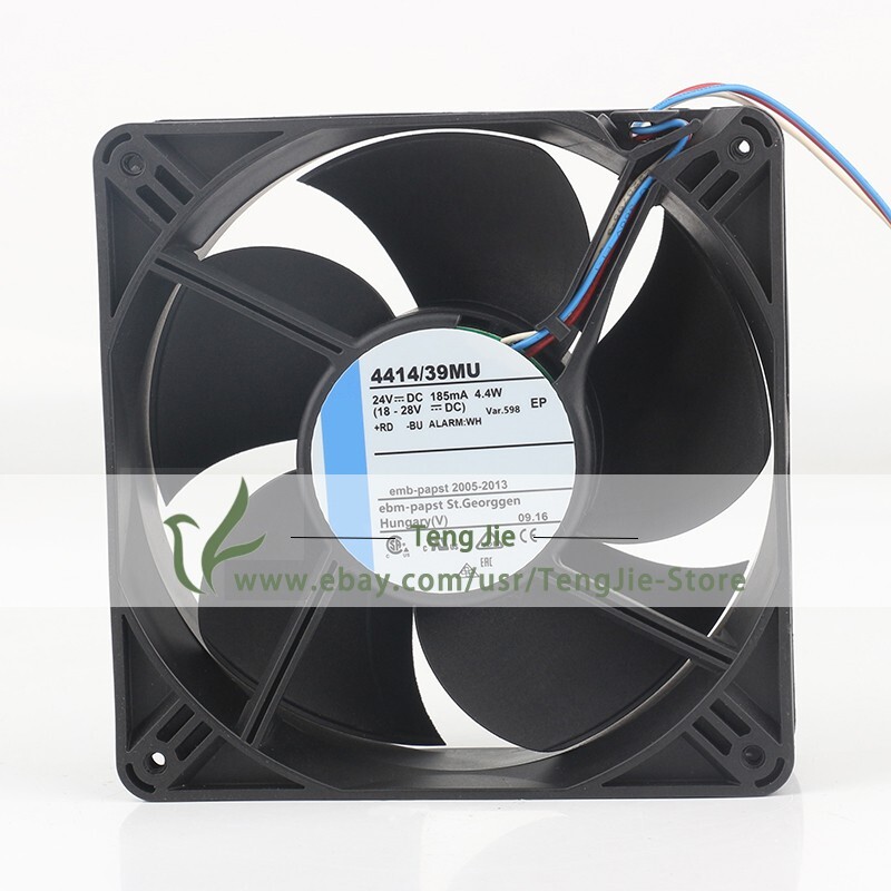4414/39MU DC24V 185mA 4.4W 12038 120x120x38mm 3-Wire Original Axial Cooling Fan