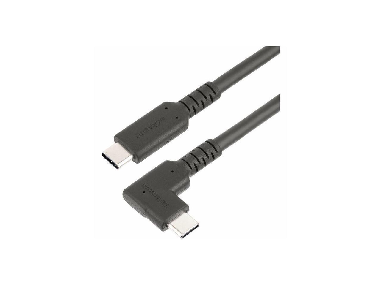 StarTech 6ft Rugged Right Angle USB-C Cable USB 3.2 RUSB315CC2MBR