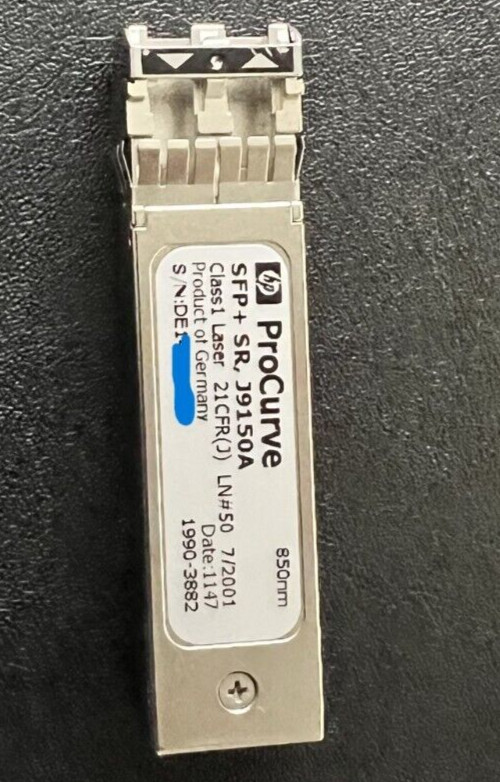 J9150A -  HP PROCURVE 10-GBE SFP + SR TRANSCEIVER