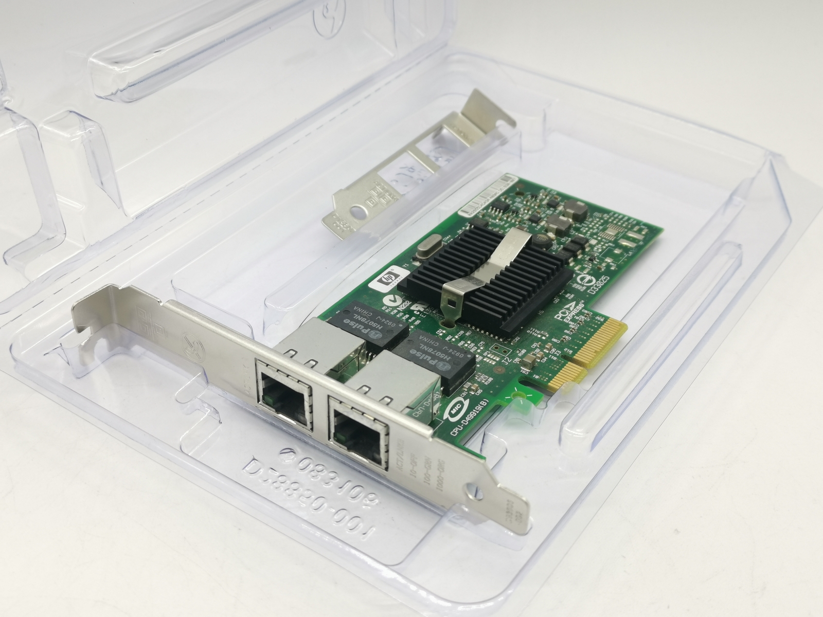 Intel Pro/1000 Dual PORT GIGABIT ETHERNET PCIe NIC Card EXPI9402PT NC360T 82571-