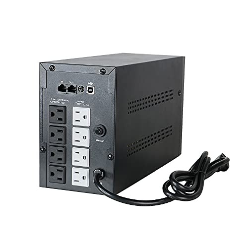 BLACK - SKE SMART KEY ENERGY 1500VA/900W UPS BATTERY BACKUP AND SURGE