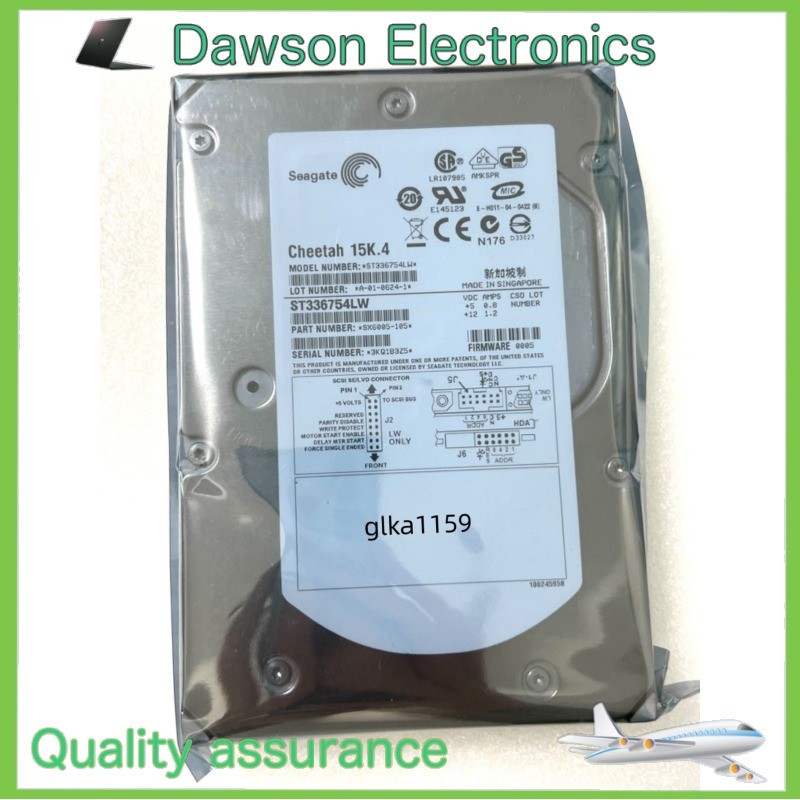 NewSeagate ST336754LW 36.4GB, 15000RPM, 3.5" Internal Hard Drive
