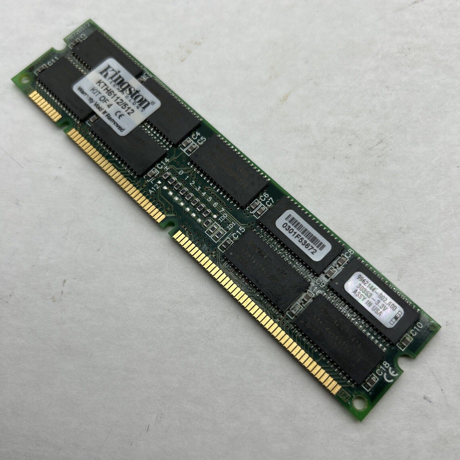 Vintage Kingston 128MB EDO ECC 168PIN DIMM ECC Memory Module 50NS KTH6112