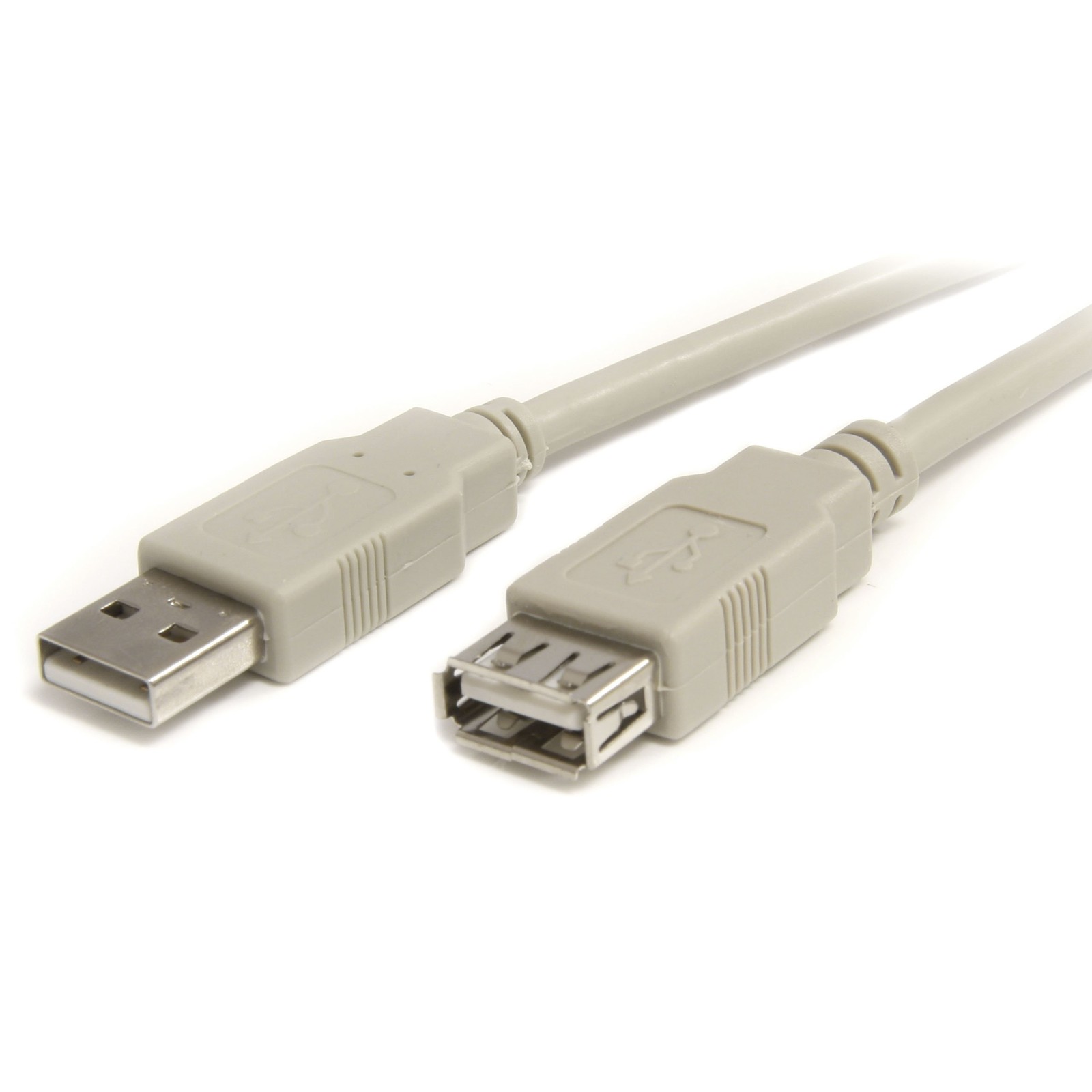 StarTech 10ft USB 2.0 Extension Cable, USB-A M/F, Beige 10ft,