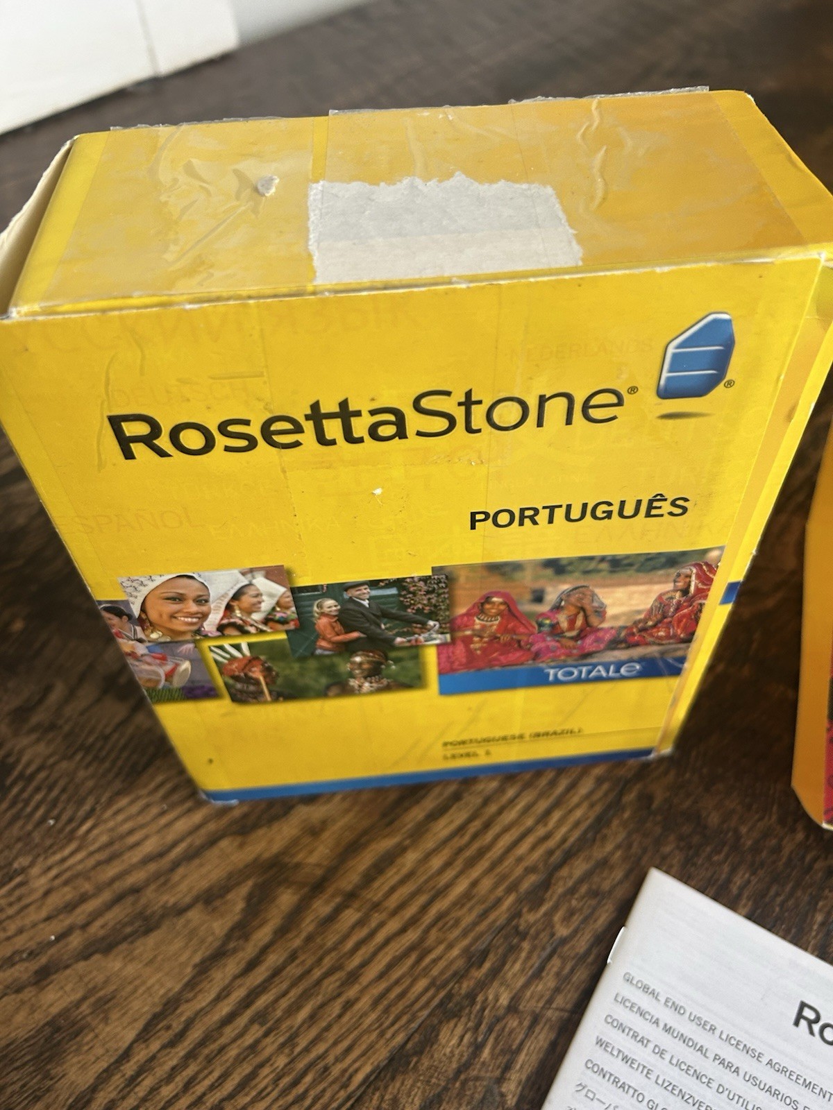 Rosetta Stone Level 1 PORTUGUESE BRAZIL Homeschool 2009 Headphone Included