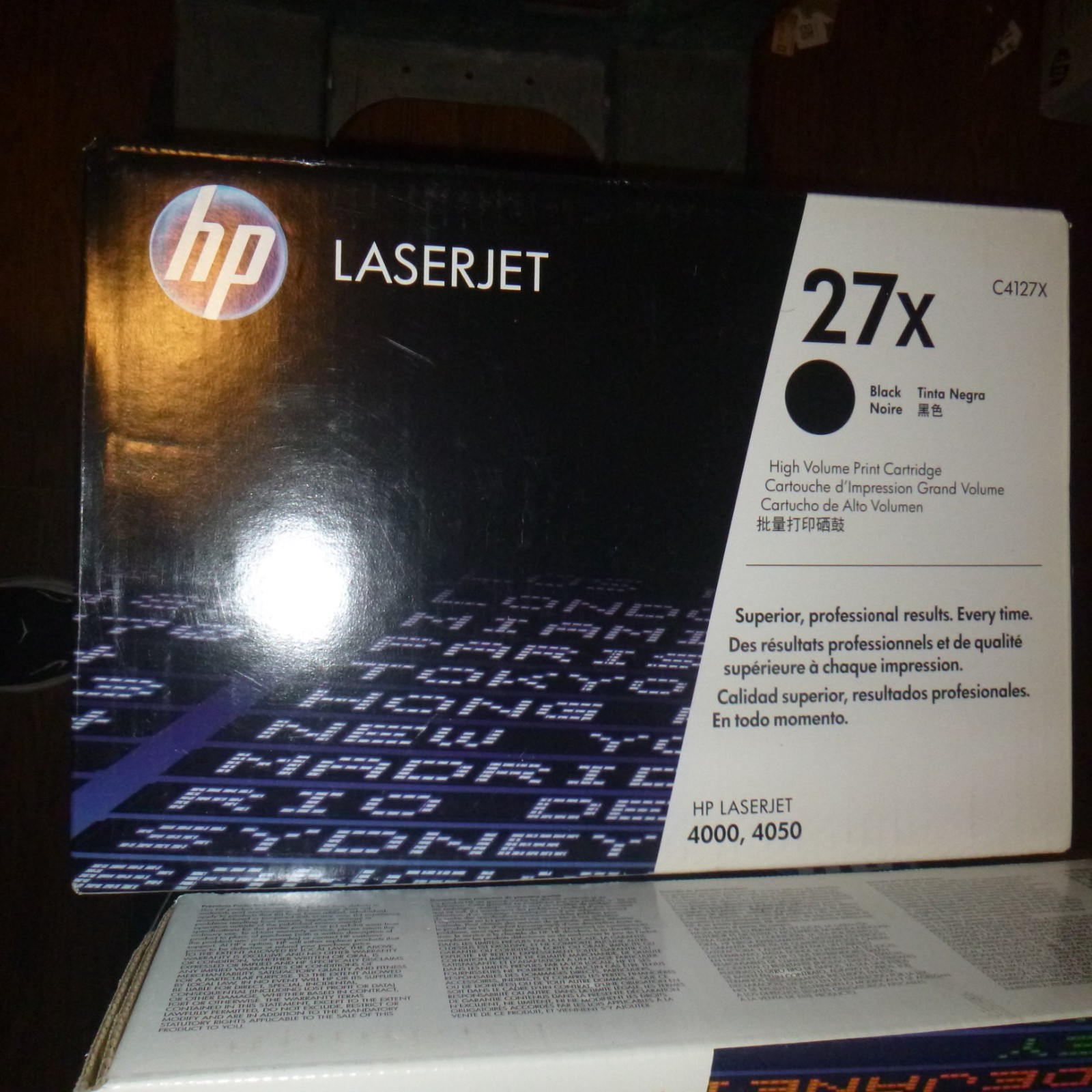 HP LASERJET 27X C4127X GENUINE TONER CARTRIDGE NEW SEALED