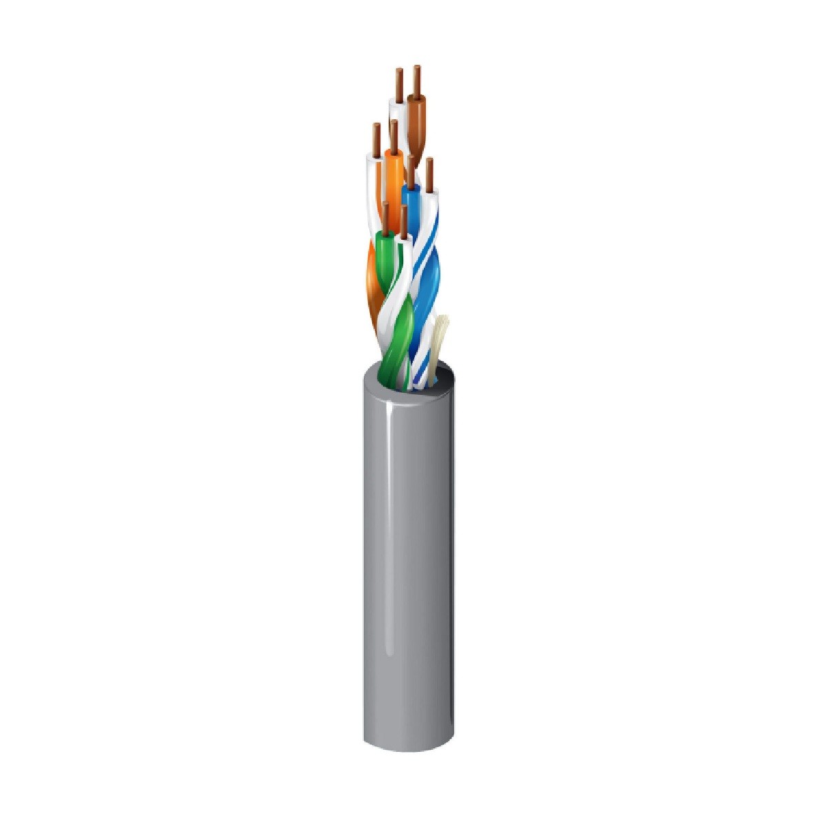 Belden 1585A 4-Pair 24 AWG Cat 5e U/UTP Plenum-CMP Cable