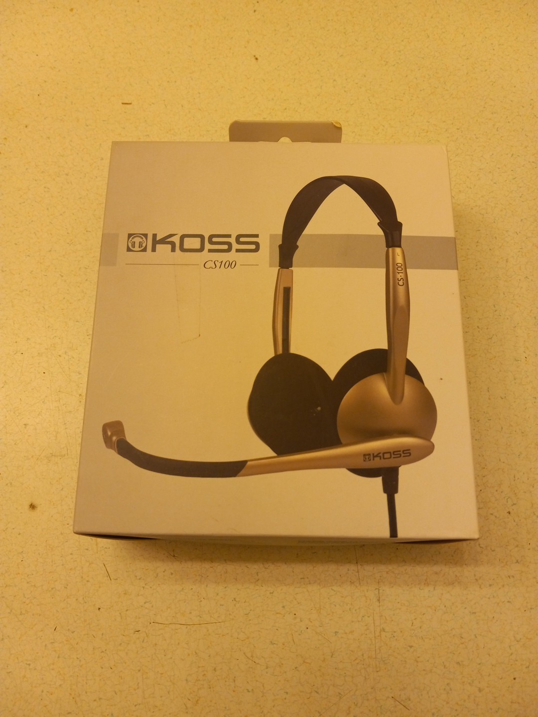 KOSS CS100 On-Ear Communication USB Headset MS Teams Meeting NEW