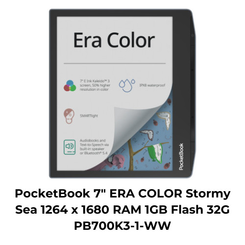 PocketBook 7" ERA COLOR Stormy Sea 1264 x 1680 RAM 1GB Flash 32G PB700K3-1-WW