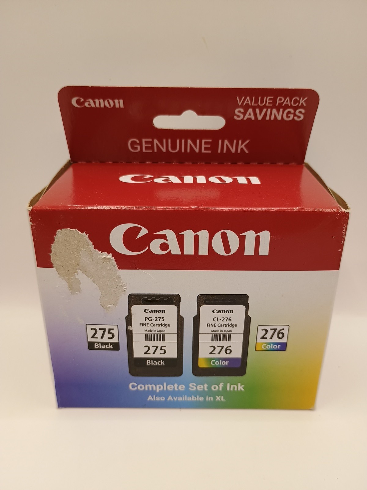 Canon PG-275/CL-276 Genuine Ink Value Pack 2 Cartridges Compatible with TS3