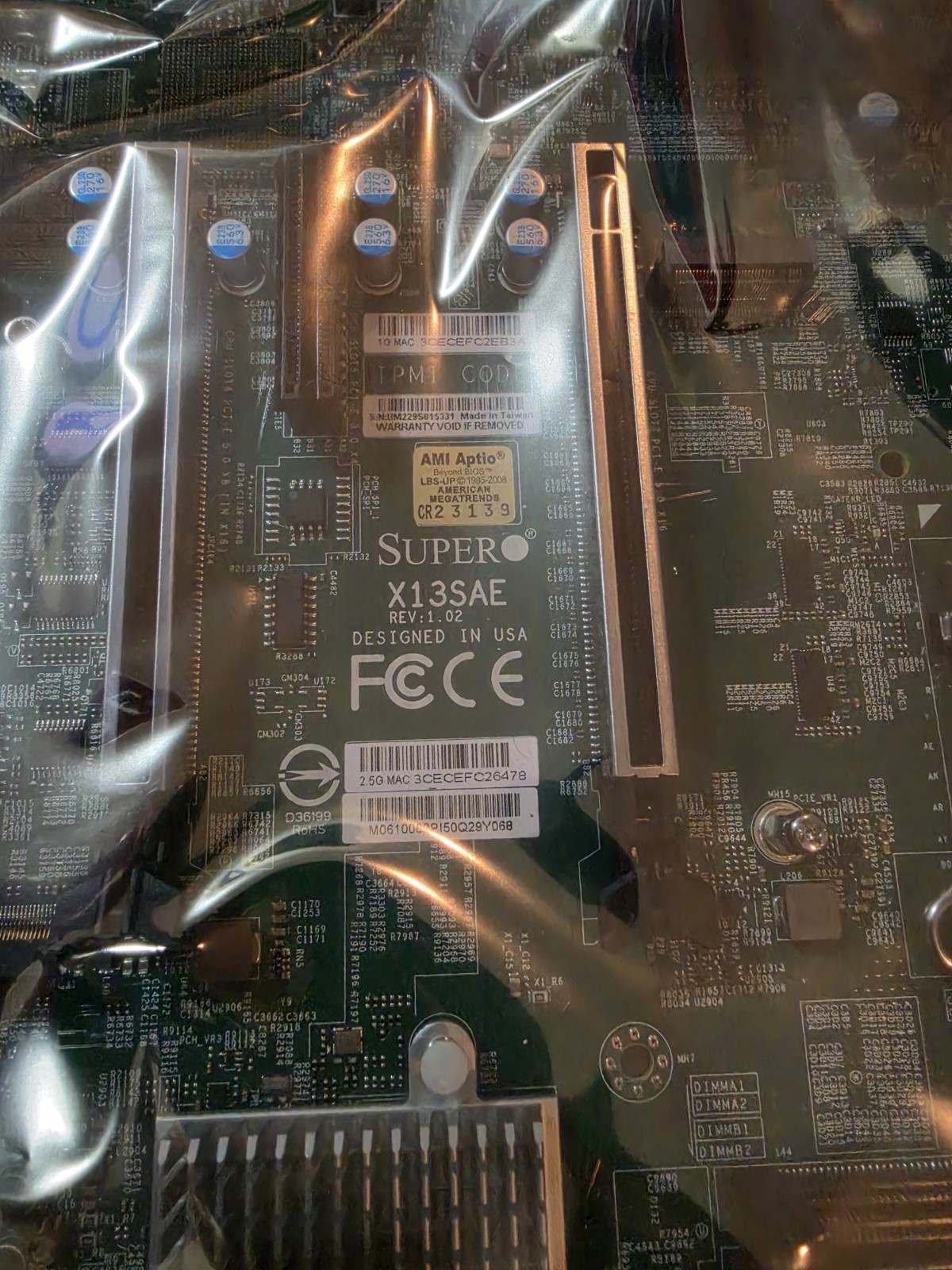 Supermicro X13SAE Motherboard Intel W680 LGA1700 DDR5 ATX - Lightly Used