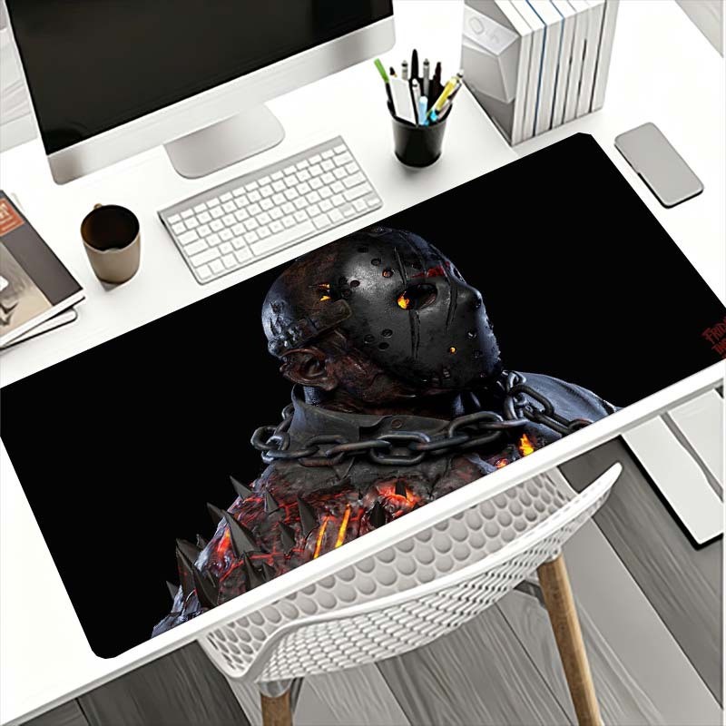 1 Friday 13th Jason Mask Mouse Pad - Suitable for Gamers and Office Use, Durab