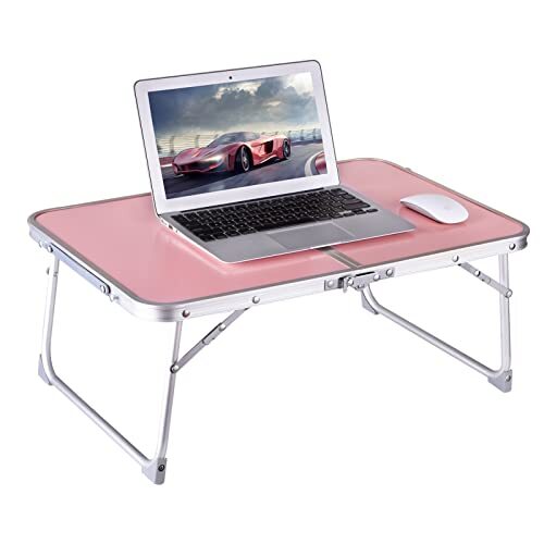 Mesa de lectura plegable con bandeja de cama portátil para ordenador portátil