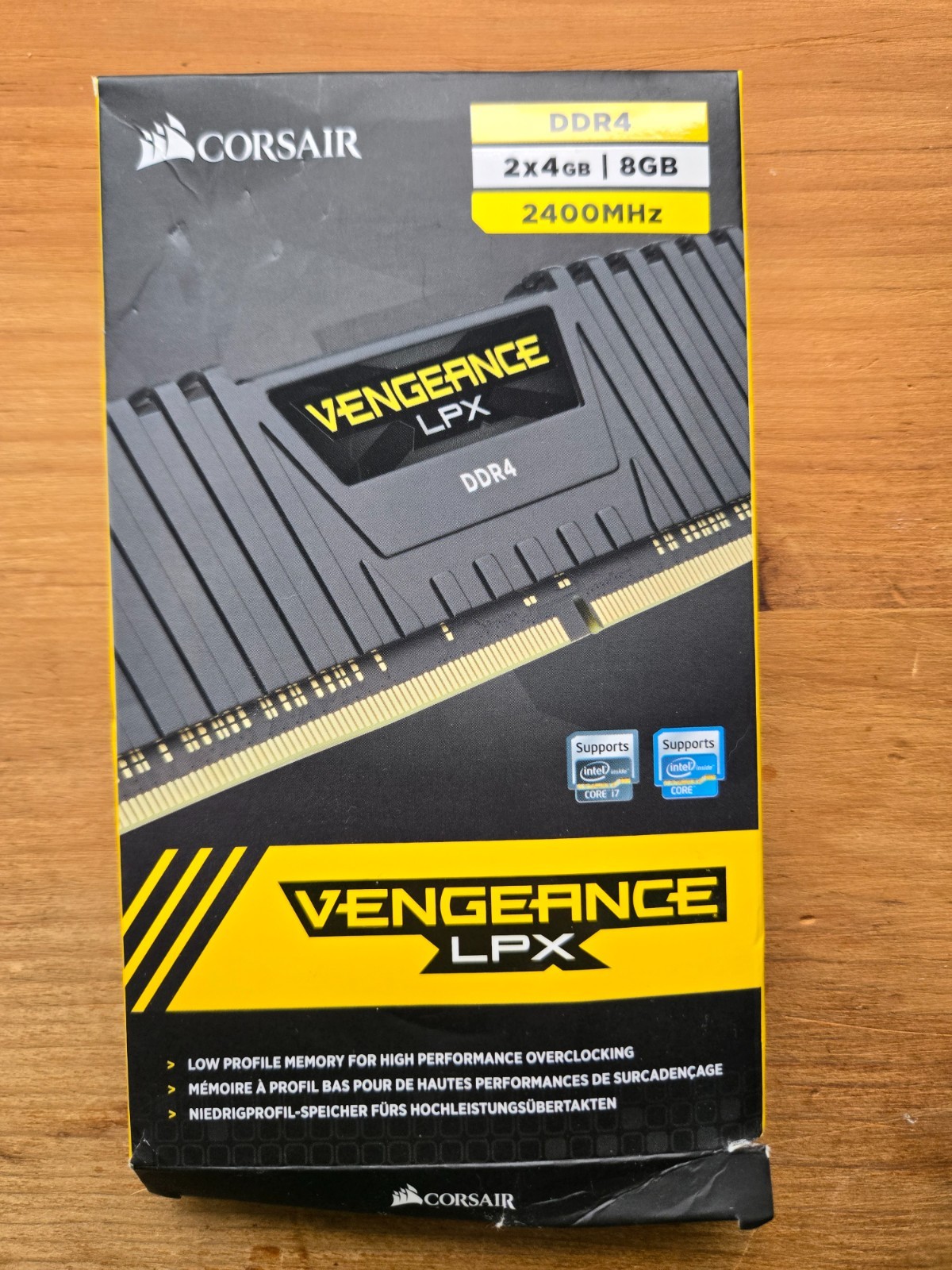 Corsair Vengeance LPX | 8GB | 2x4GB | 2400MHz | DDR4 RAM