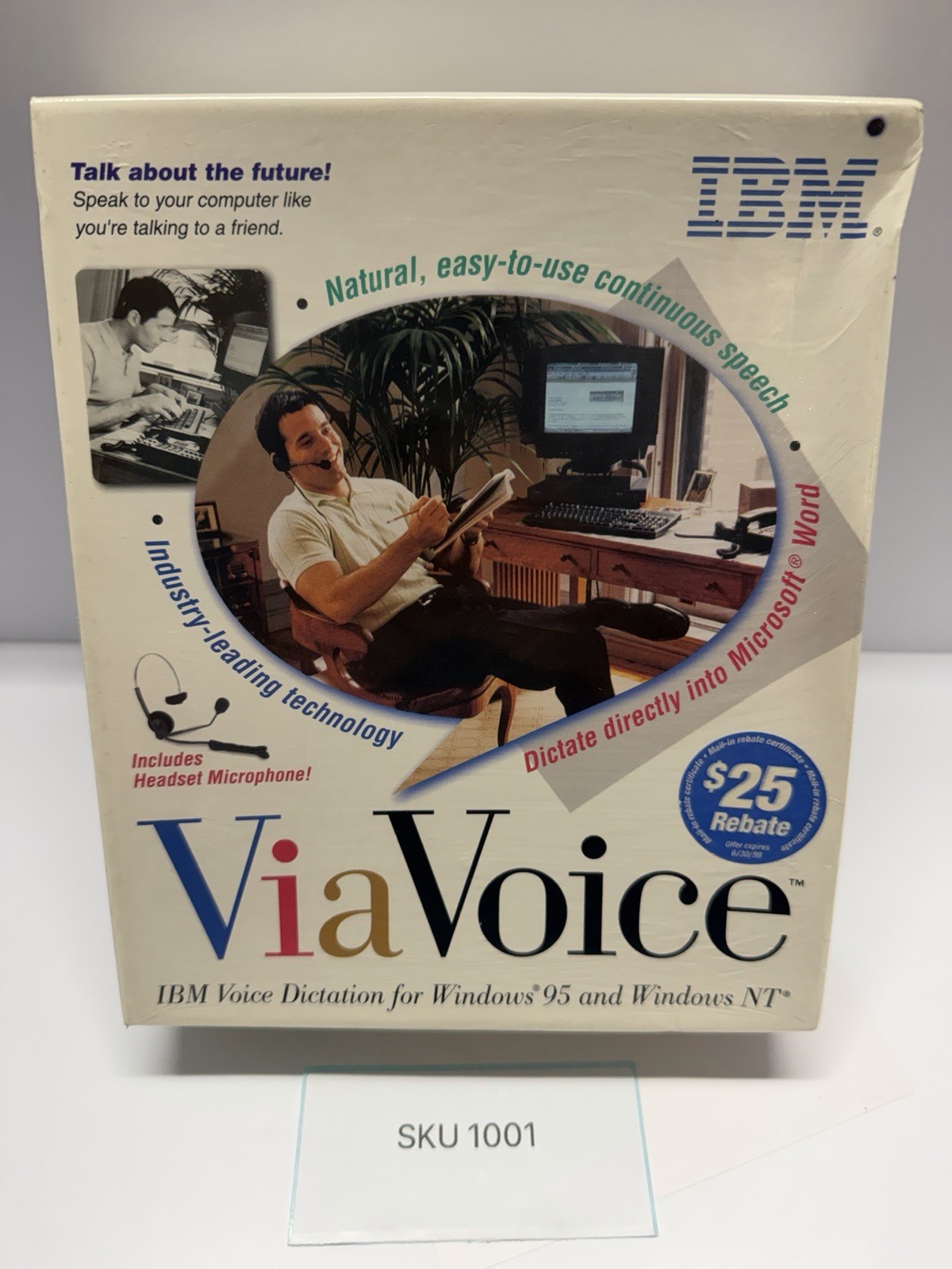 IBM ViaVoice Voice Dictation Windows 95 NT Sealed Vintage Speech Software