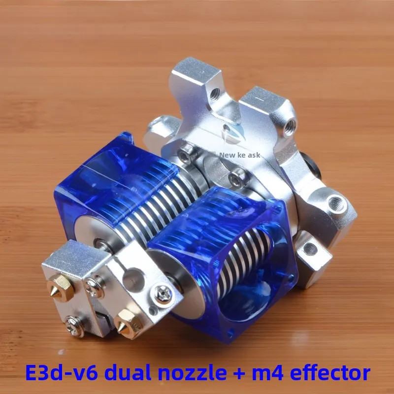 For E3D V6 dual-nozzle Extrusion head ,M4 effector, fish-eye hanging platform