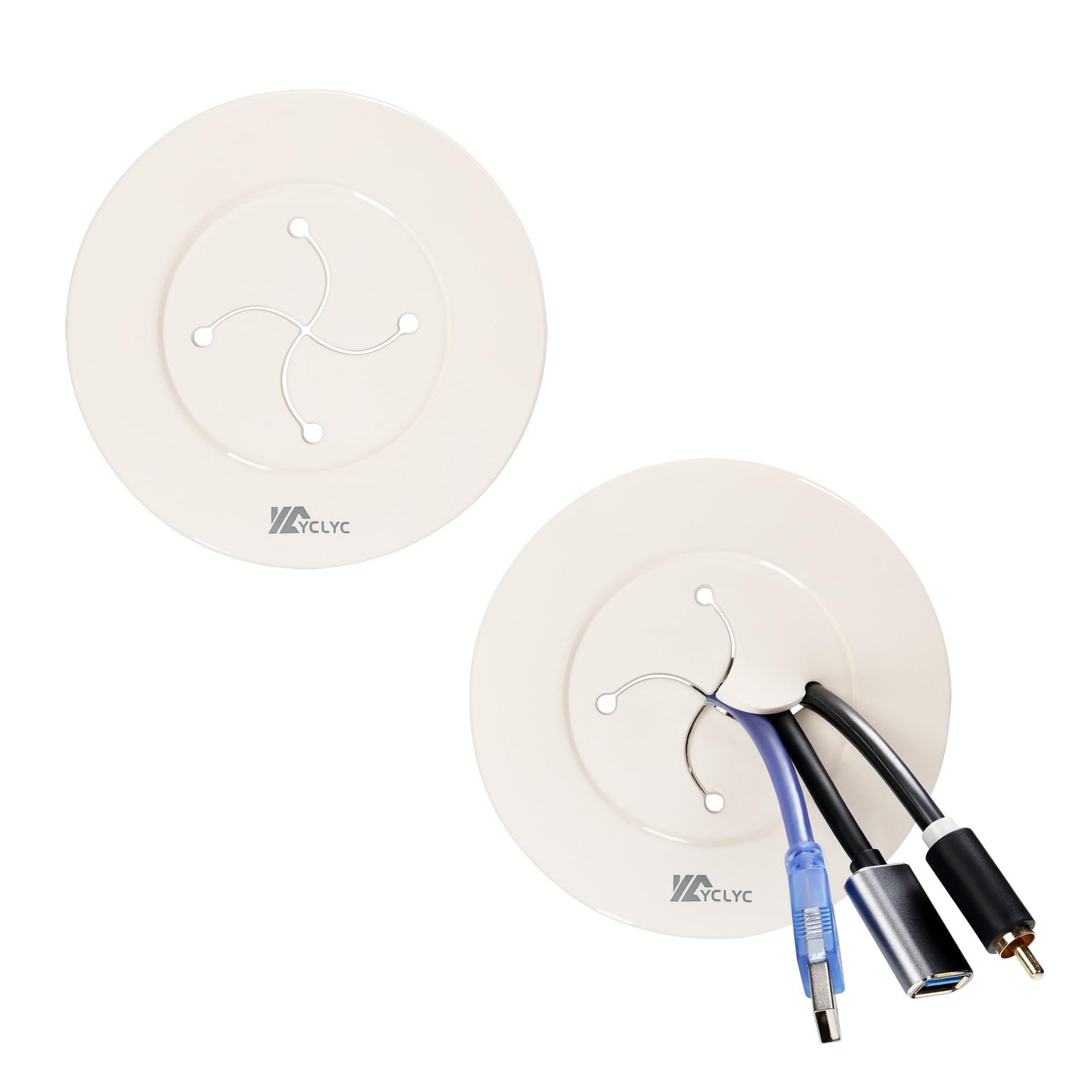 3In TV Cable Hider Wall Kit, YCLYC Large TV Cord Hider for Wall Mounted TV, TV