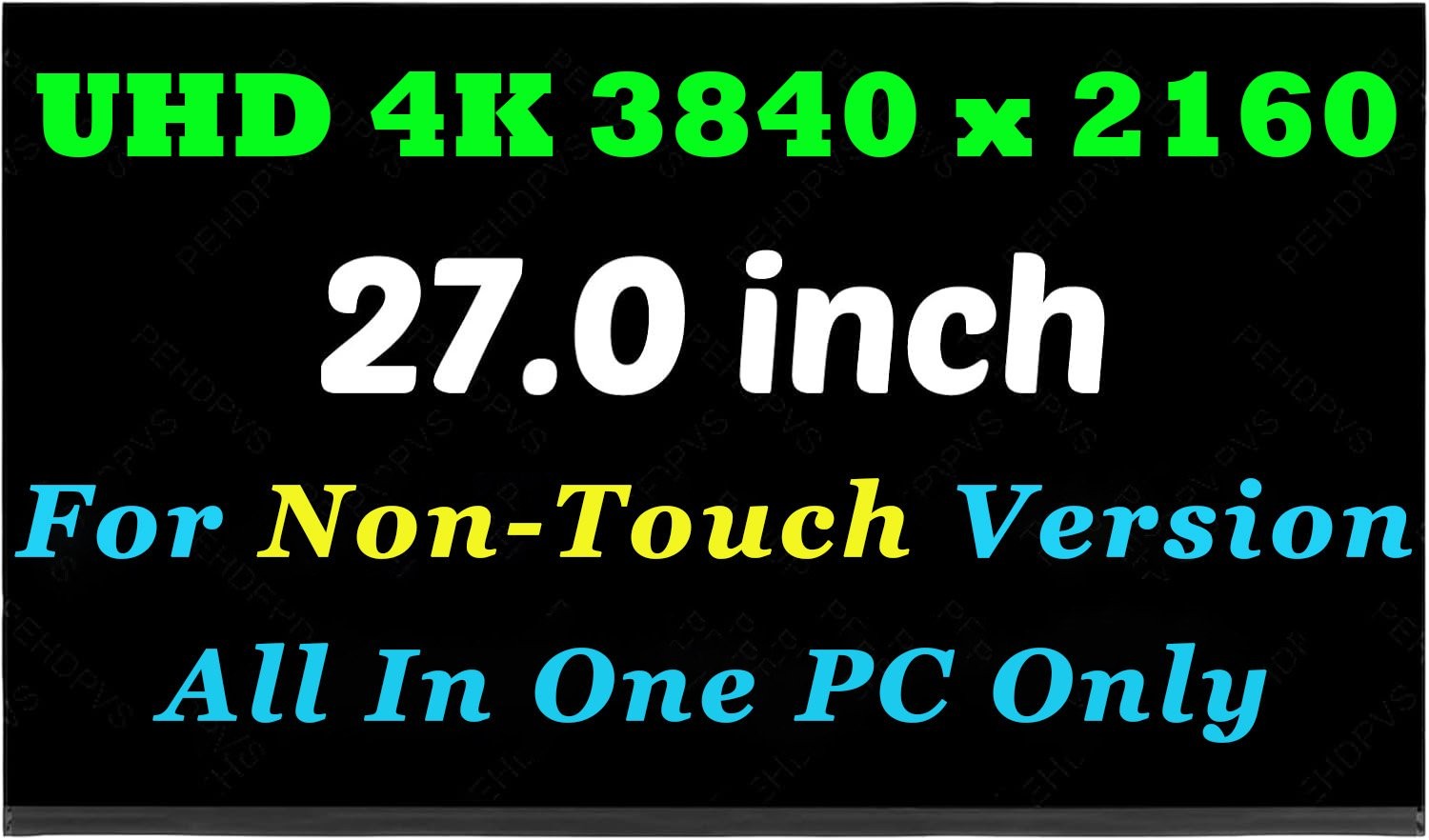 Genuine New 27" 4K UHD All-in-One Non-Touch LCD Display Panel M270QAN06.3