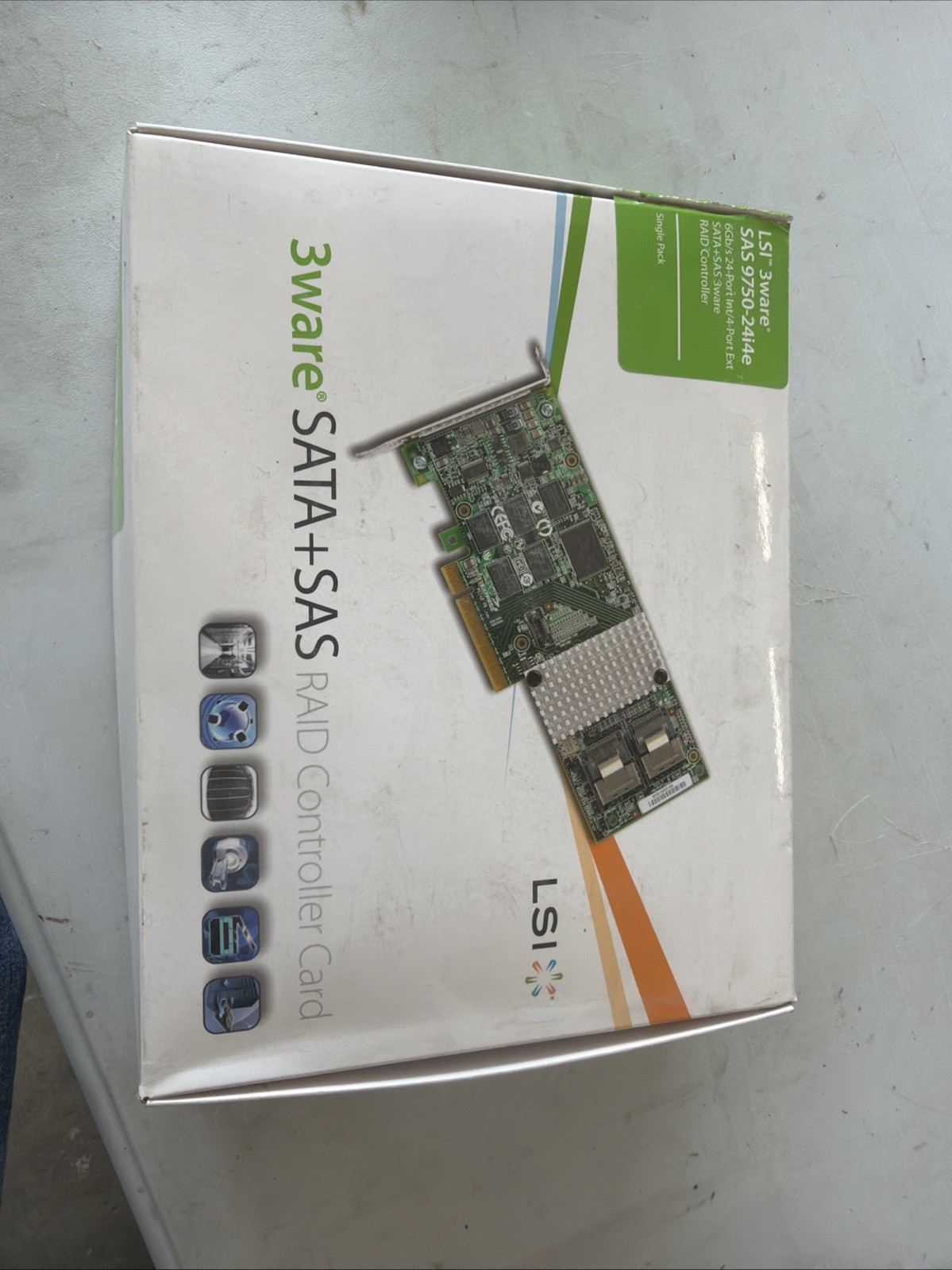 LSI Logic 3ware 9750-24i4e 24-port SAS RAID Controller