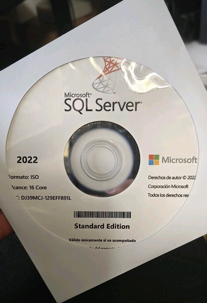 Licencia de 16 núcleos para Microsoft SQL Server 2022 Standard – Idioma español