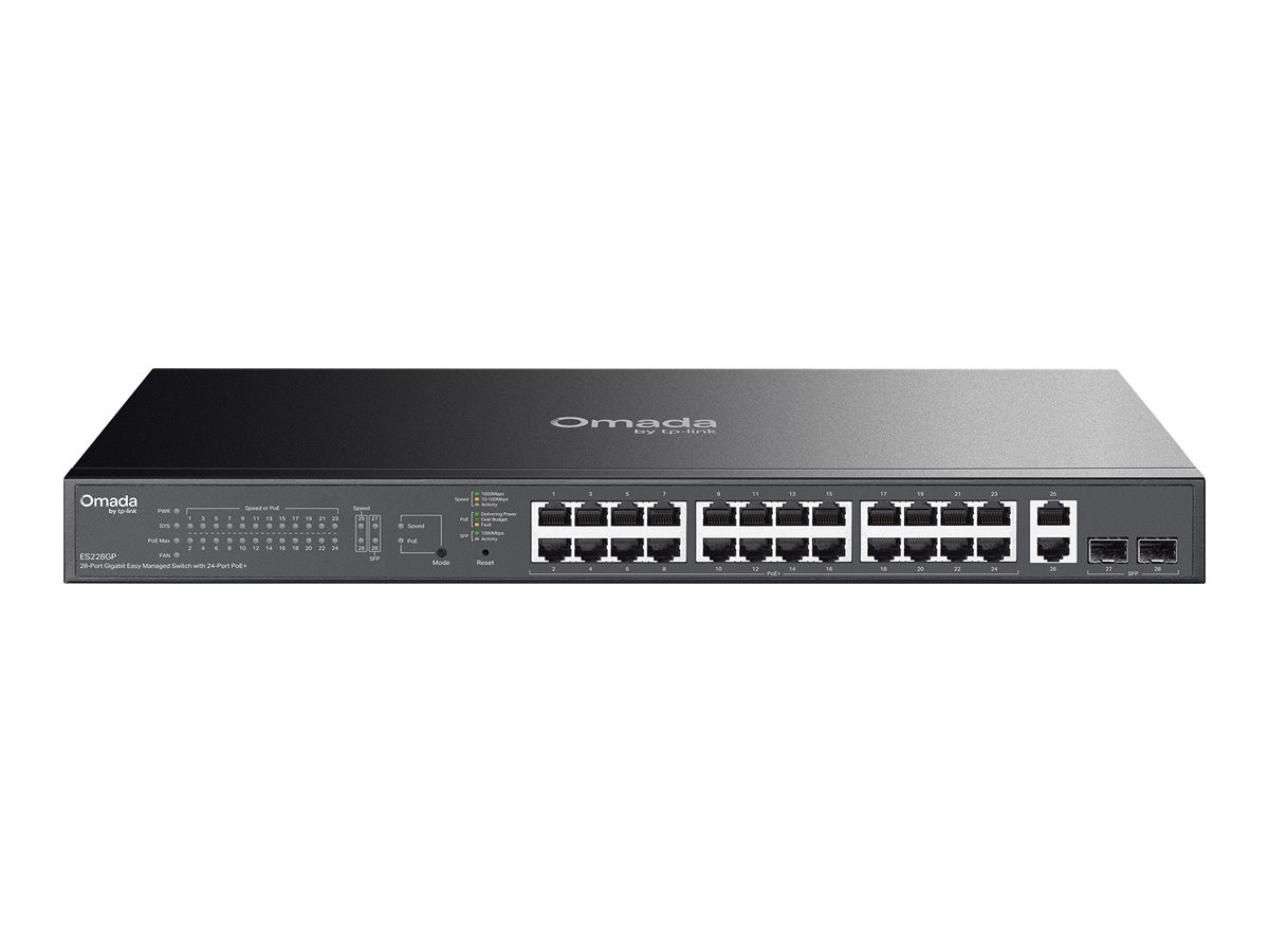TP-Link Omada ES228GP V1 Switch Managed 26 x 10/100/1000 (PoE+) ES228GP
