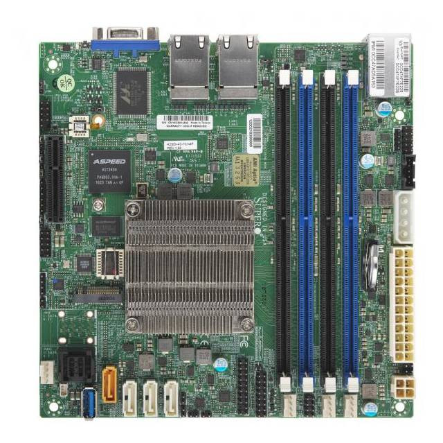 Supermicro A2SDI-4C-HLN4F-B Intel Atom C3558/ DDR4/ SATA3&USB3.0/ M.2/ V&4GbE/